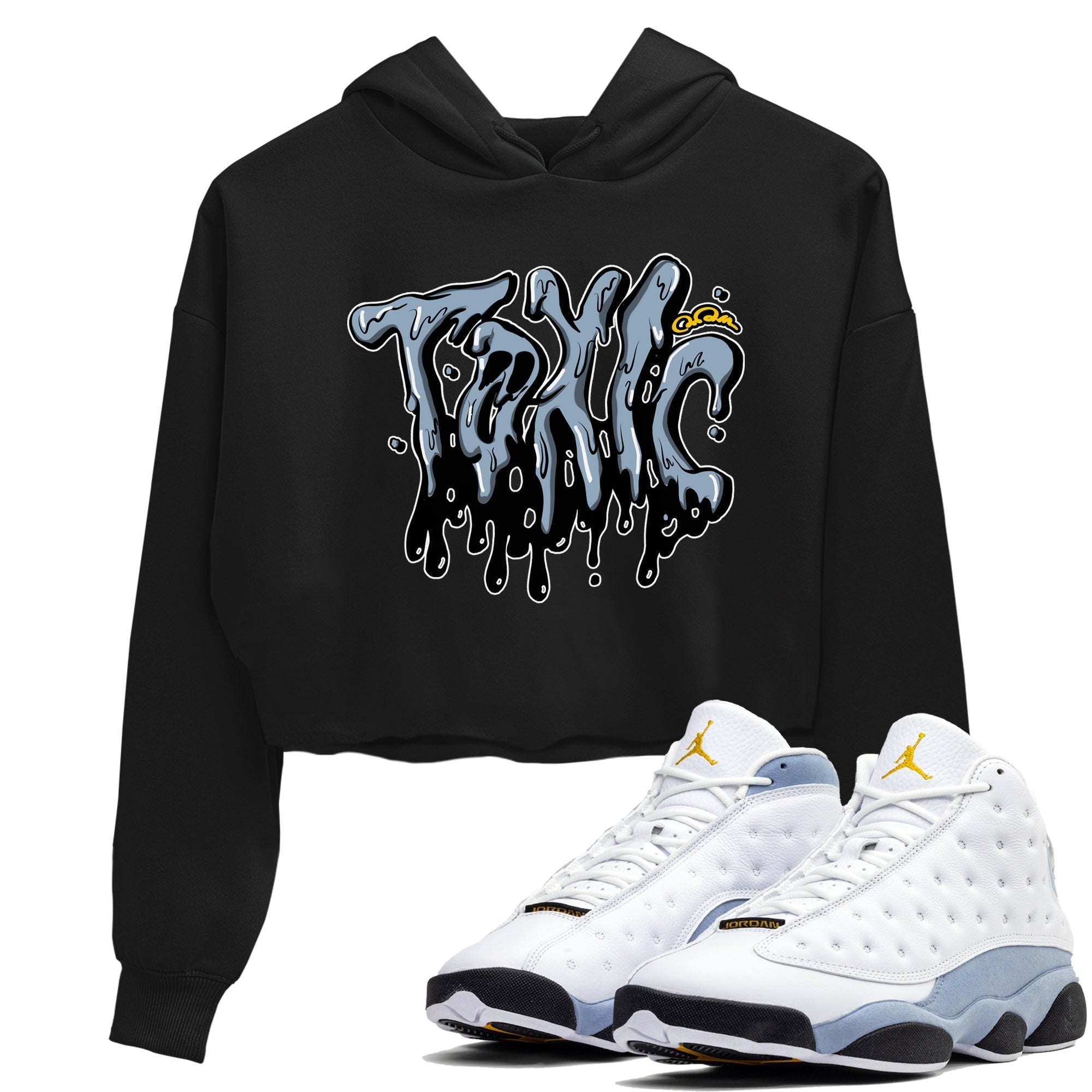 Toxic snkmatch Women's Top - Air Jordan 13 Blue Grey
