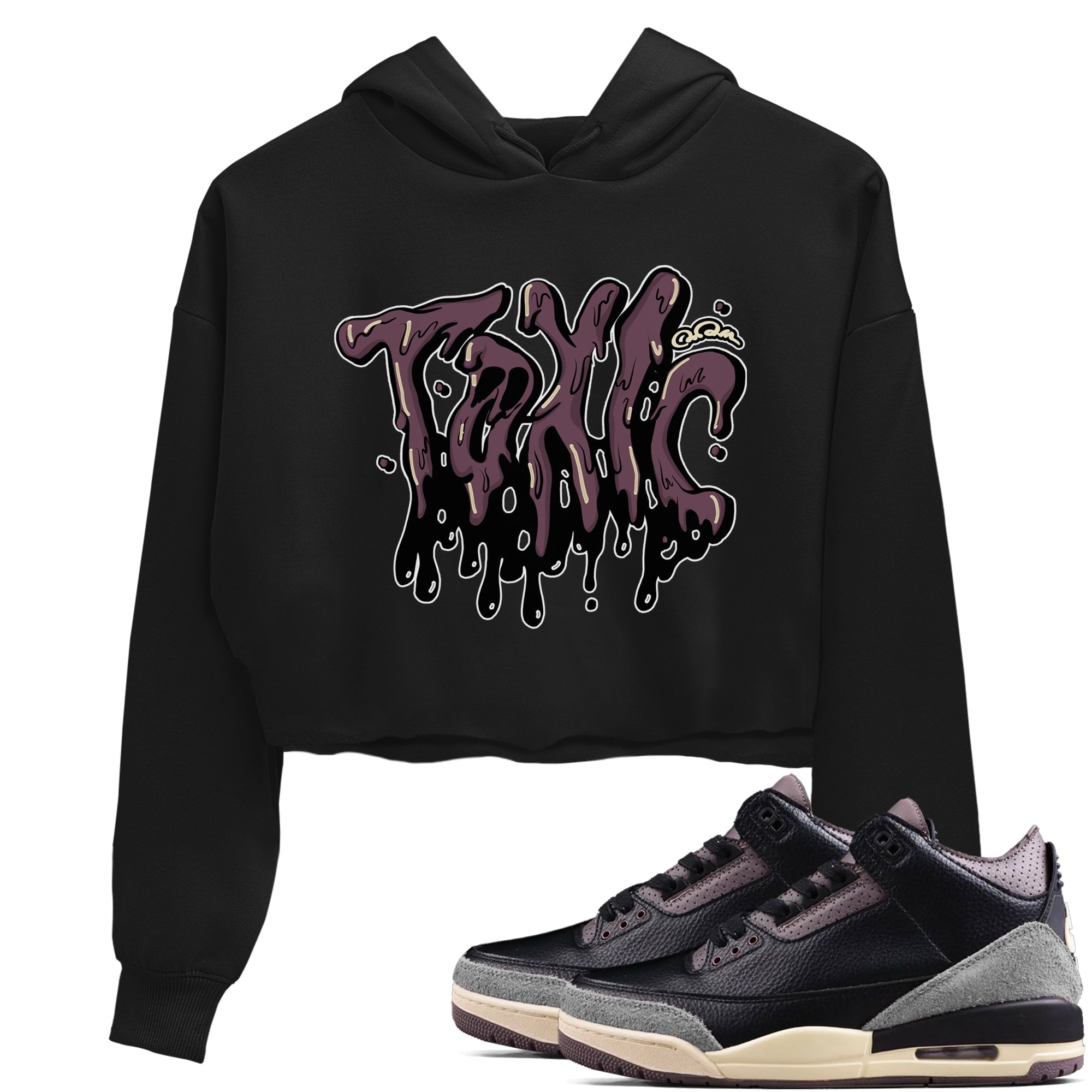 Toxic snkmatch Women's Top - Air Jordan 3 A Ma Maniere x Black