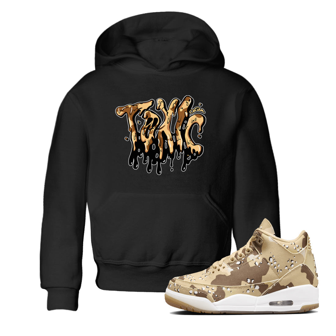 Toxic snkmatch Tees Kids - Air Jordan 3 Desert Camo