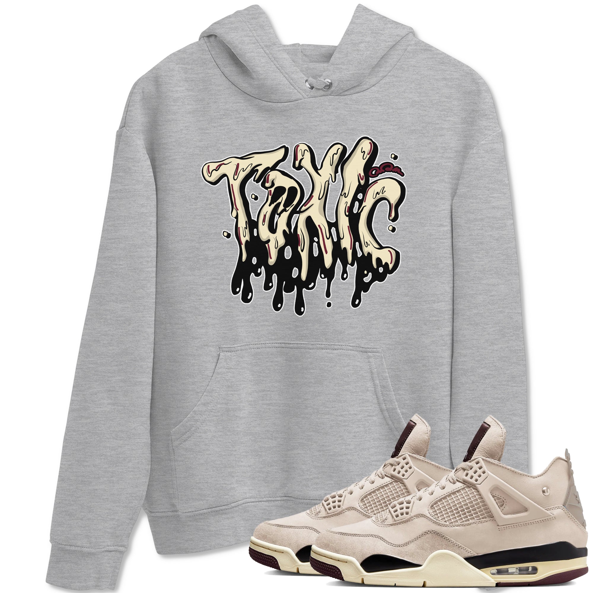 Toxic snkmatch Tees - Air Jordan 4 A Ma Maniere x Fossil Stone