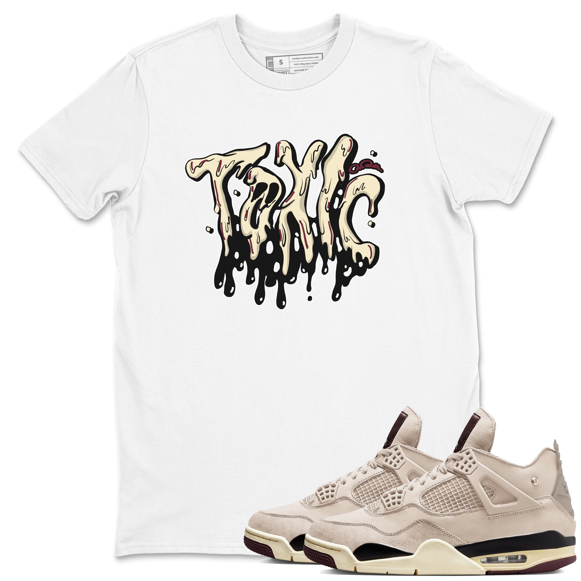 Toxic snkmatch Tees - Air Jordan 4 A Ma Maniere x Fossil Stone
