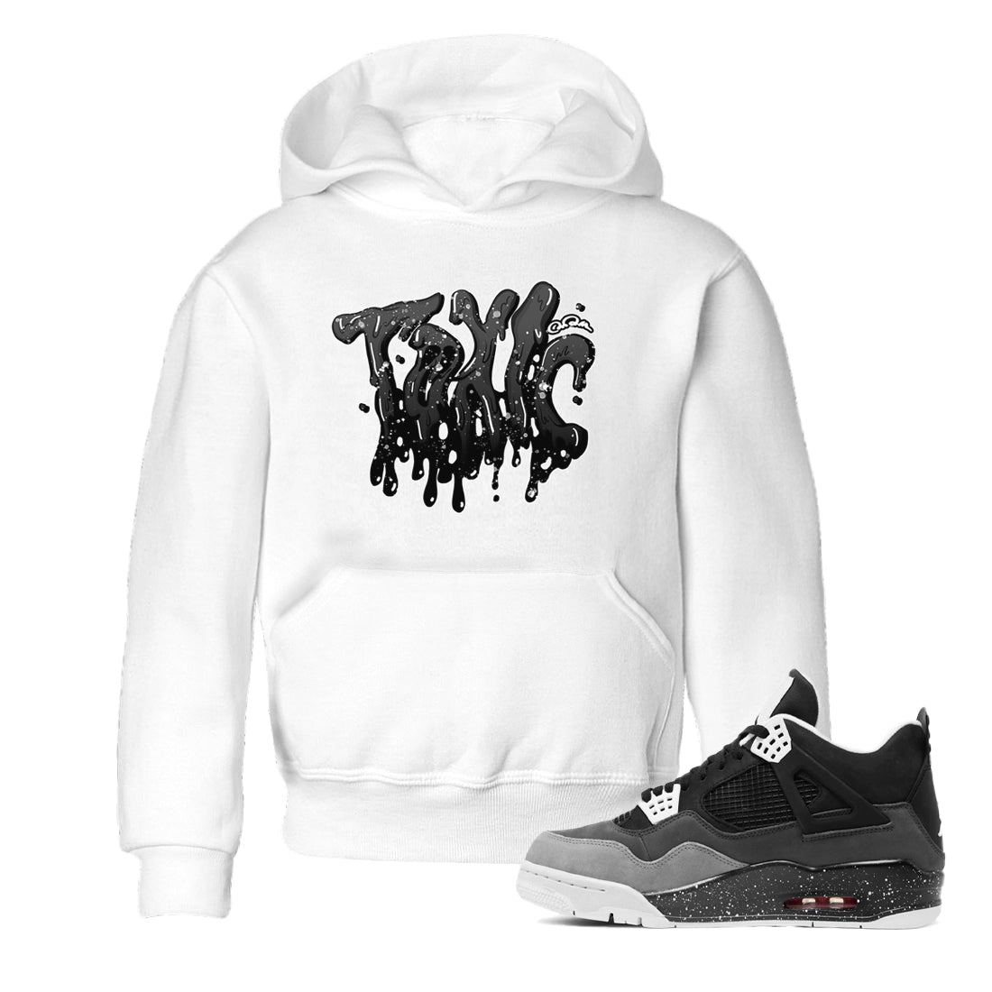 Toxic snkmatch Tees Kids - Air Jordan 4 Fear