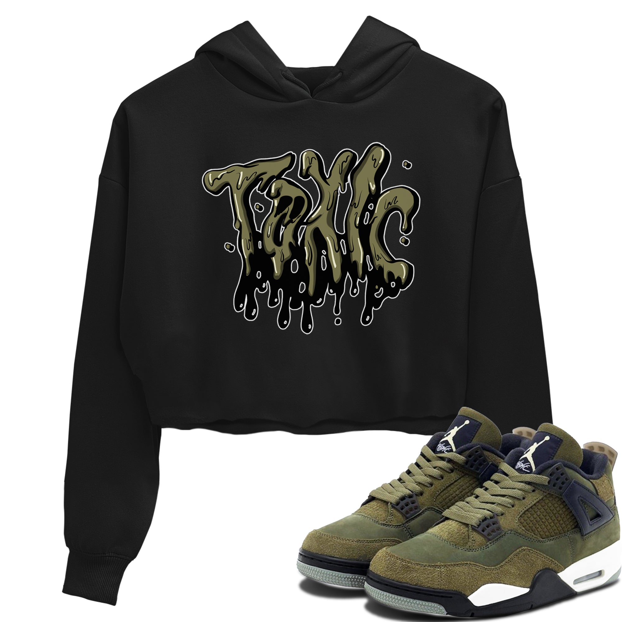 Toxic snkmatch Women's Top - Air Jordan 4 Medium Olive