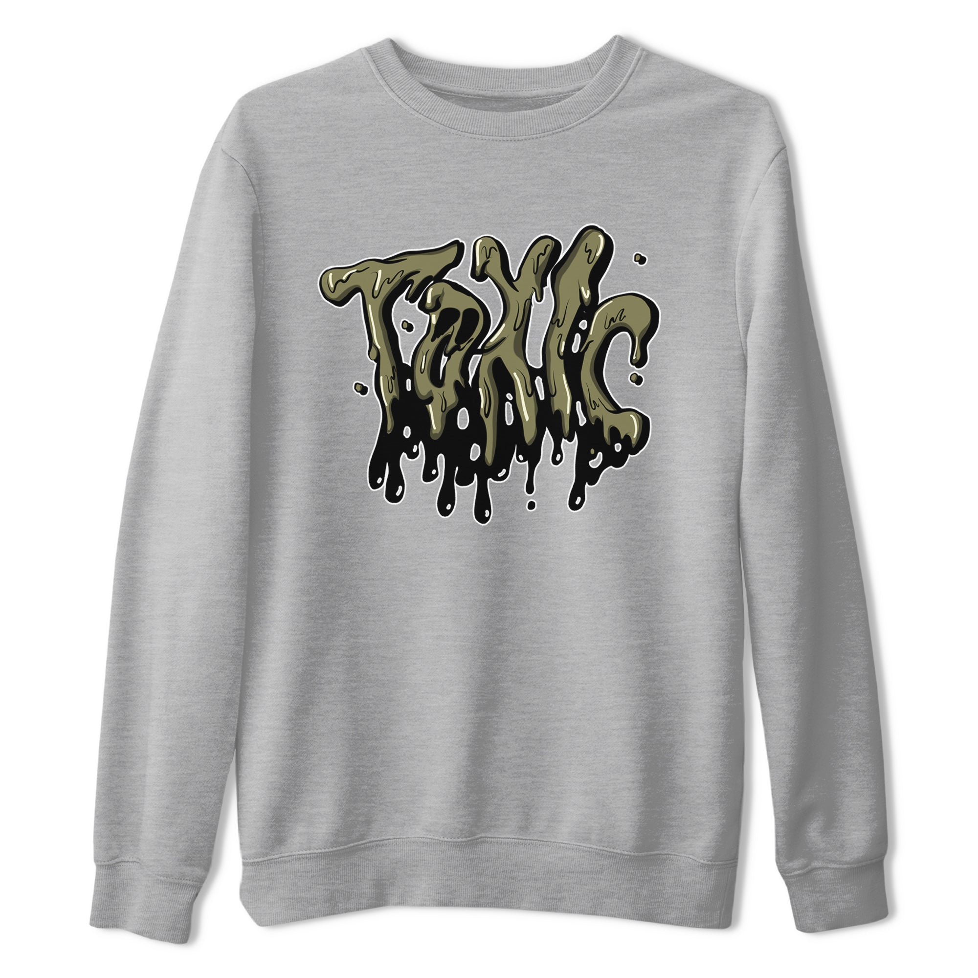 Toxic snkmatch Tee - Air Jordan 4 Medium Olive