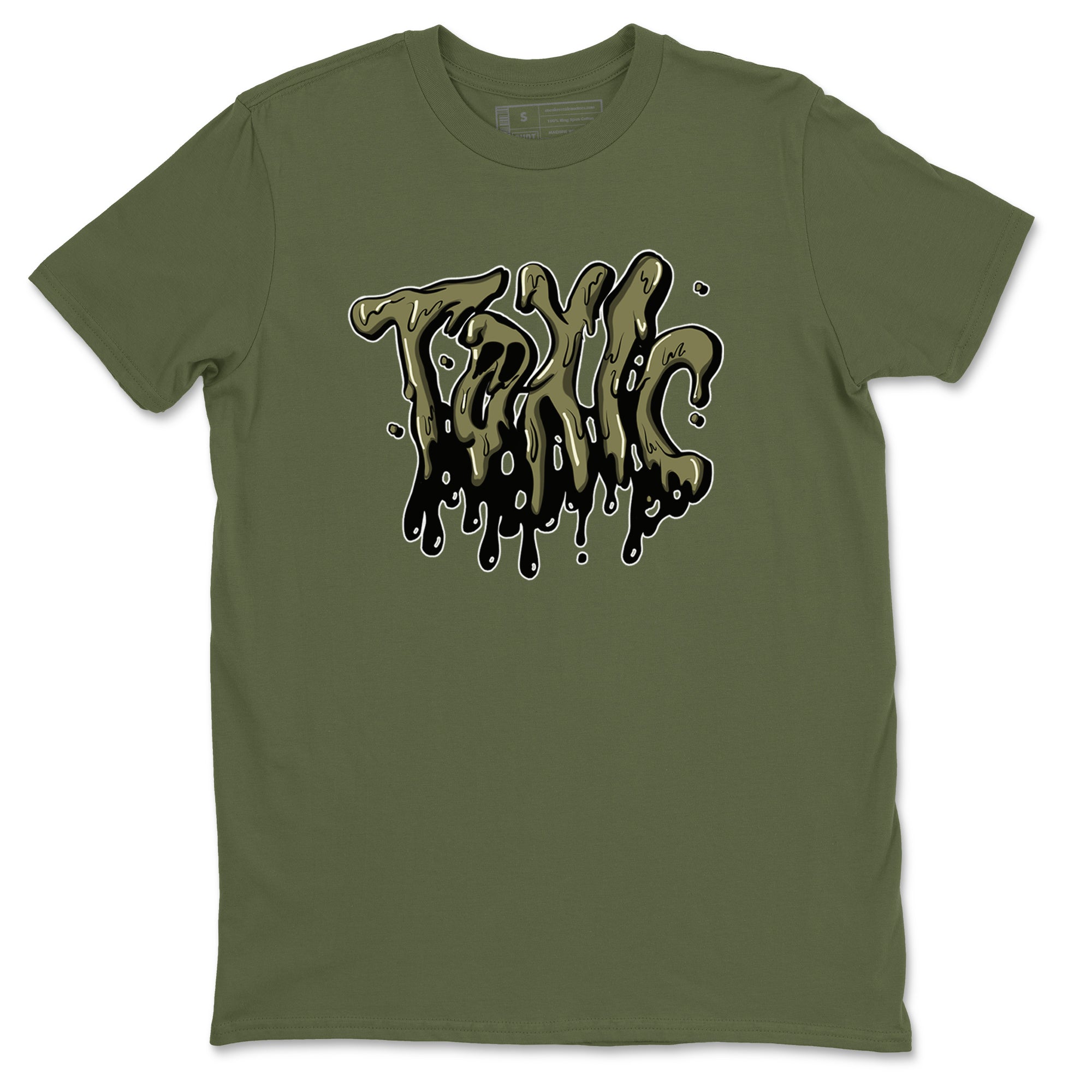 Toxic snkmatch Tee - Air Jordan 4 Medium Olive