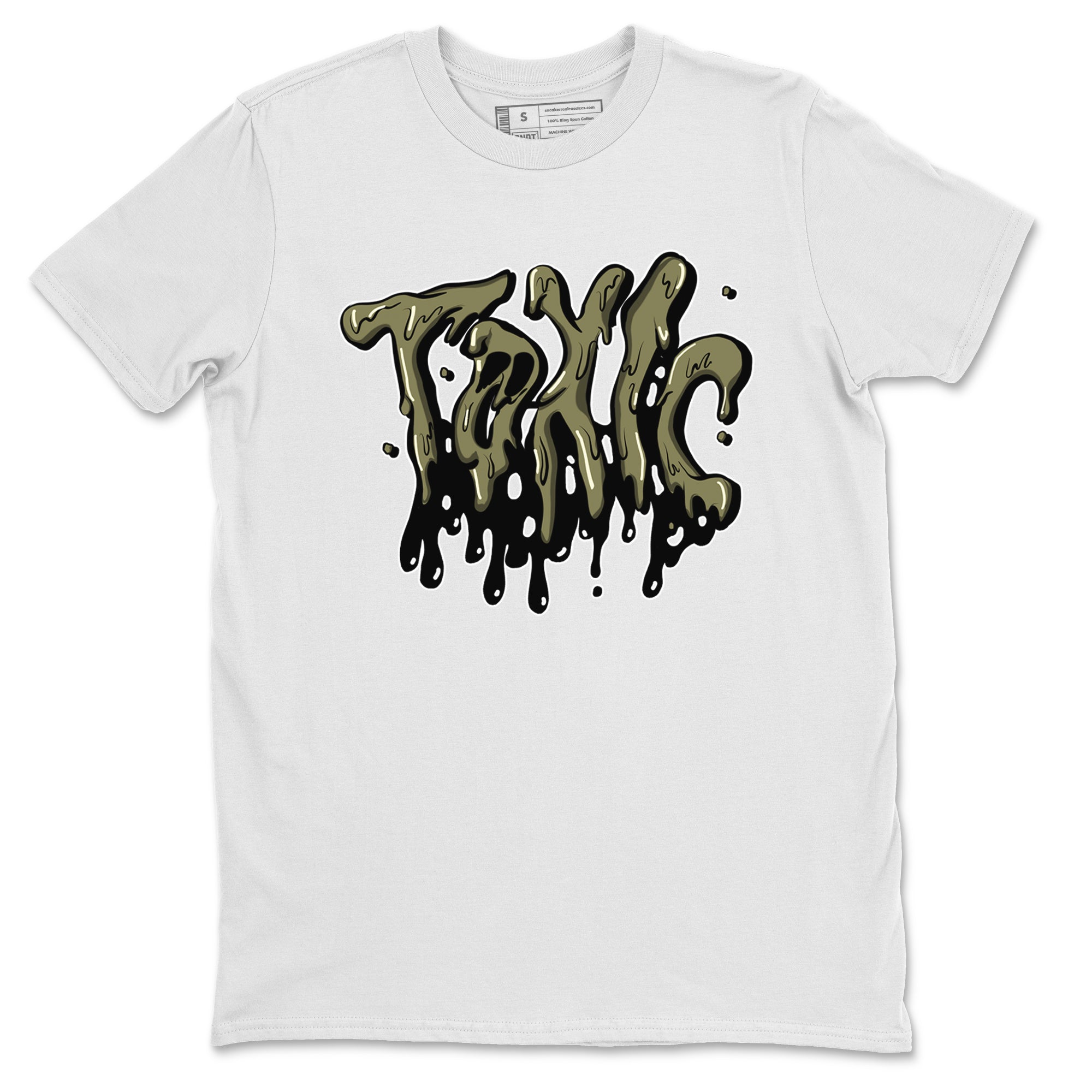 Toxic snkmatch Tee - Air Jordan 4 Medium Olive