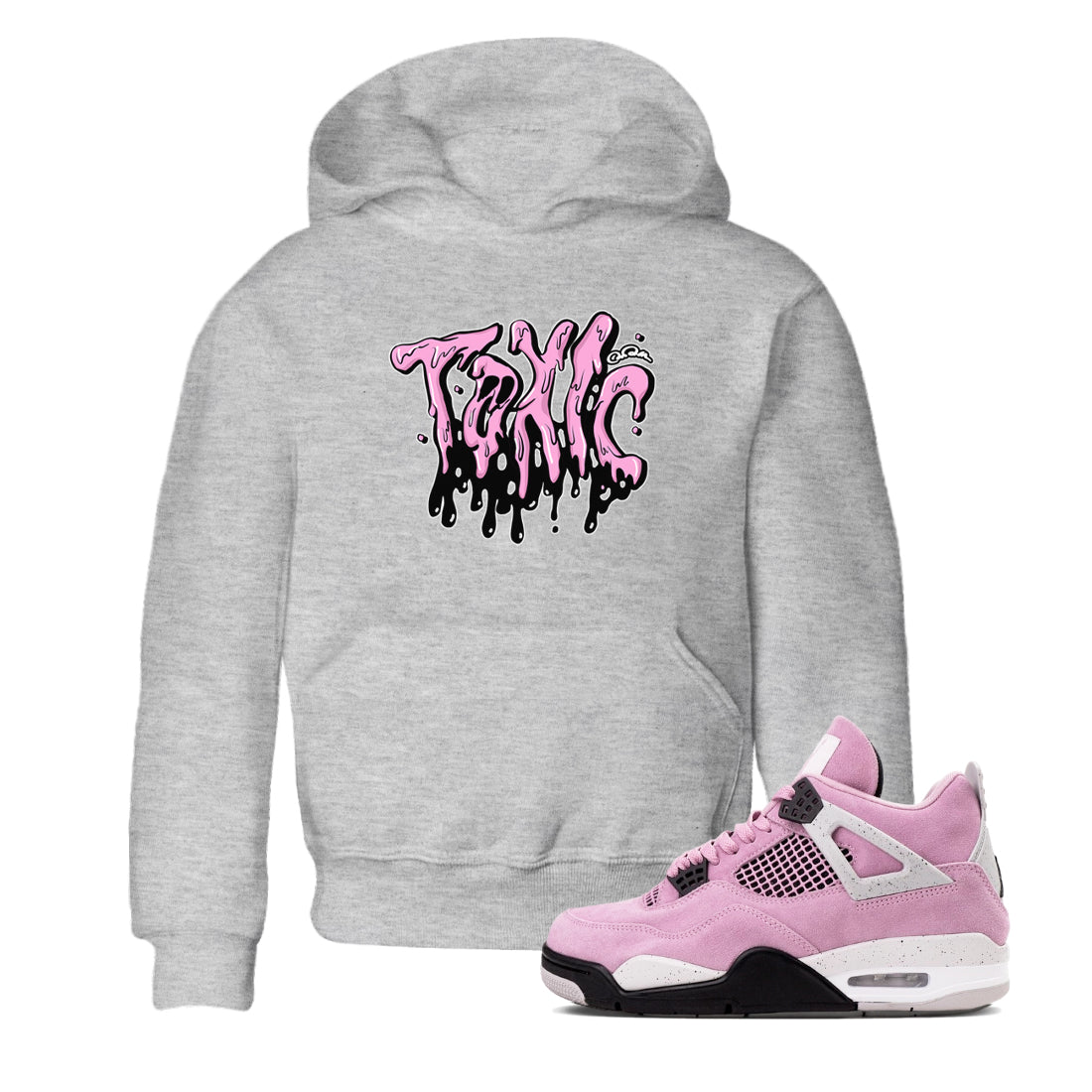 Toxic snkmatch Tees Kids - Air Jordan 4 Orchid