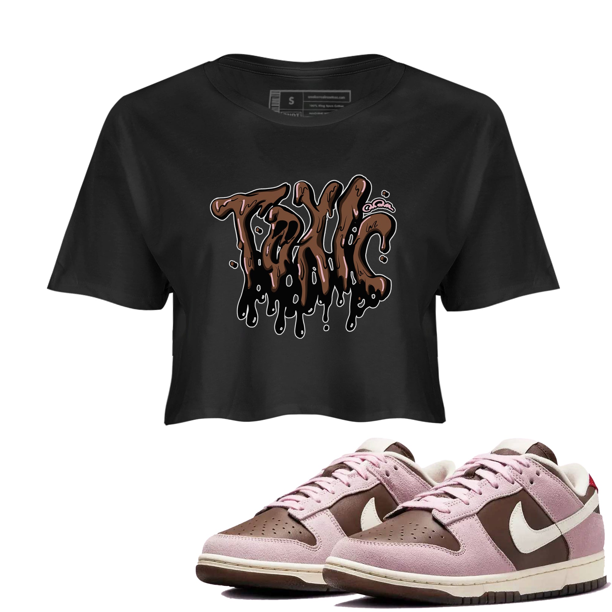 Toxic snkmatch Women's Top - Dunk Cacao Wow And Pink Foam