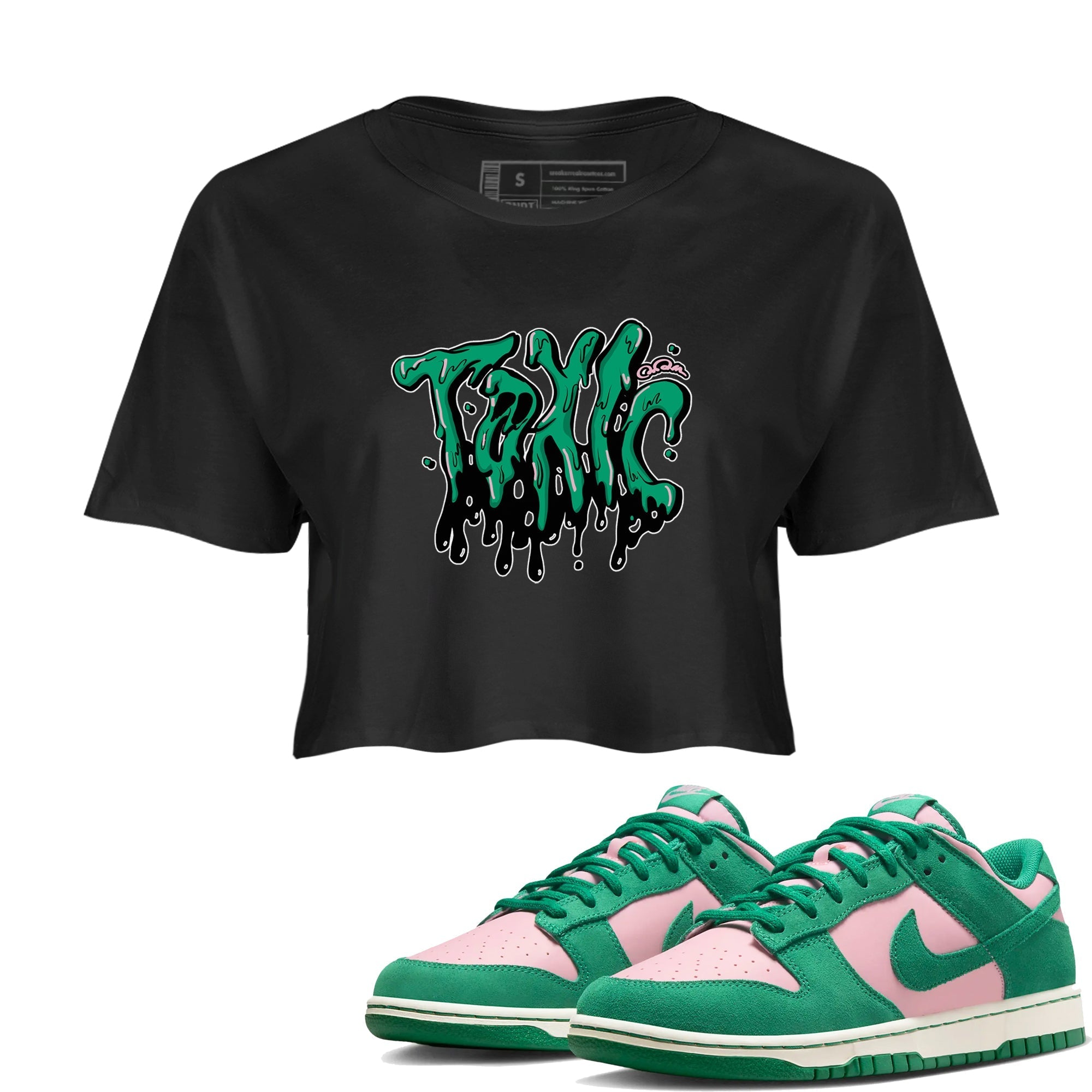 Toxic snkmatch Women's Top - Dunk Medium Soft Pink Malachite