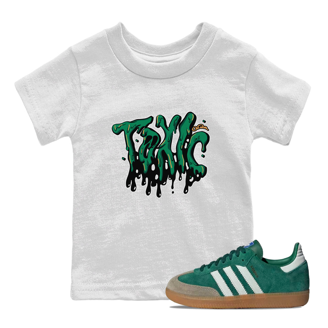 Toxic snkmatch Tee Kids - Samba Collegiate Green Gum