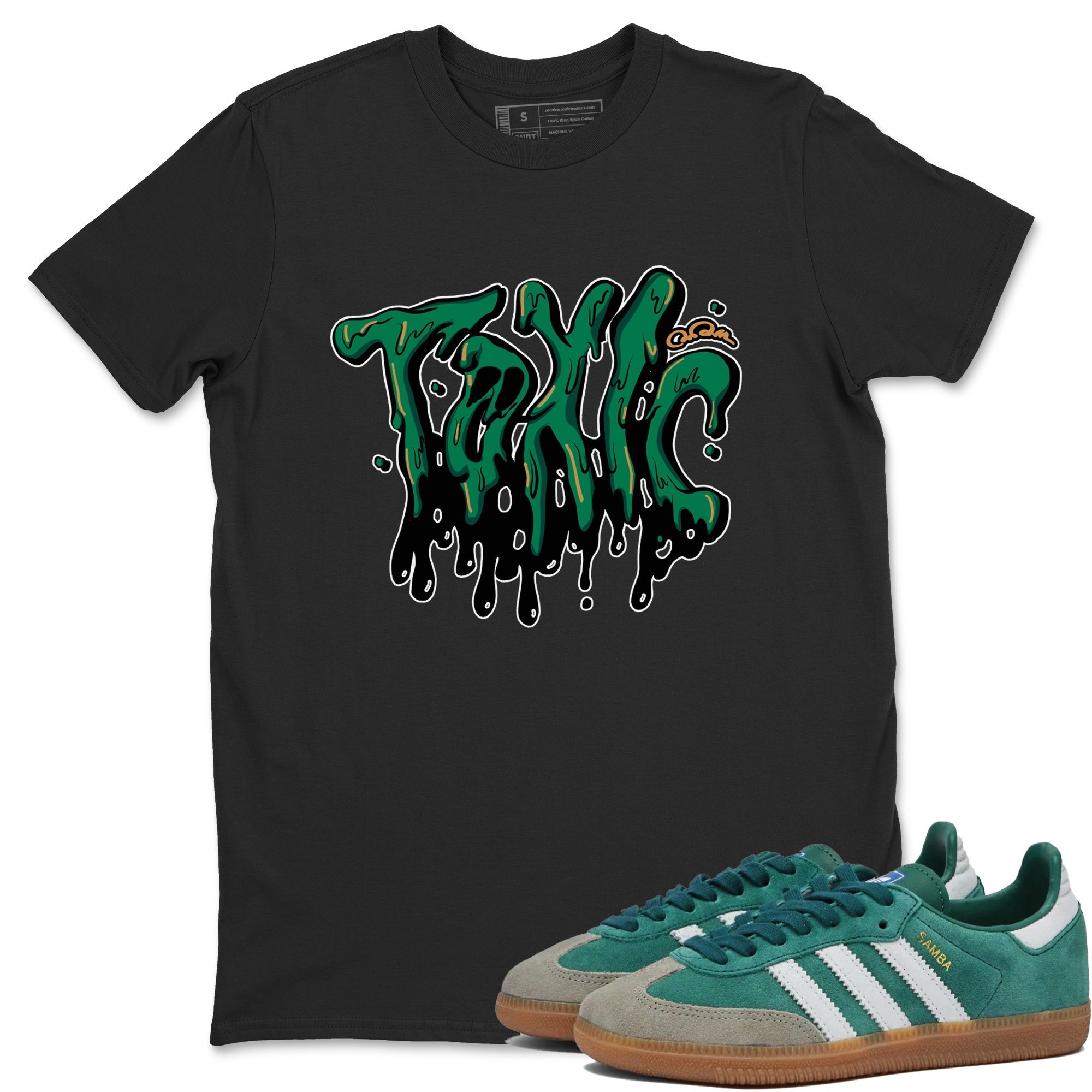 Toxic snkmatch Tee - Samba Collegiate Green Gum