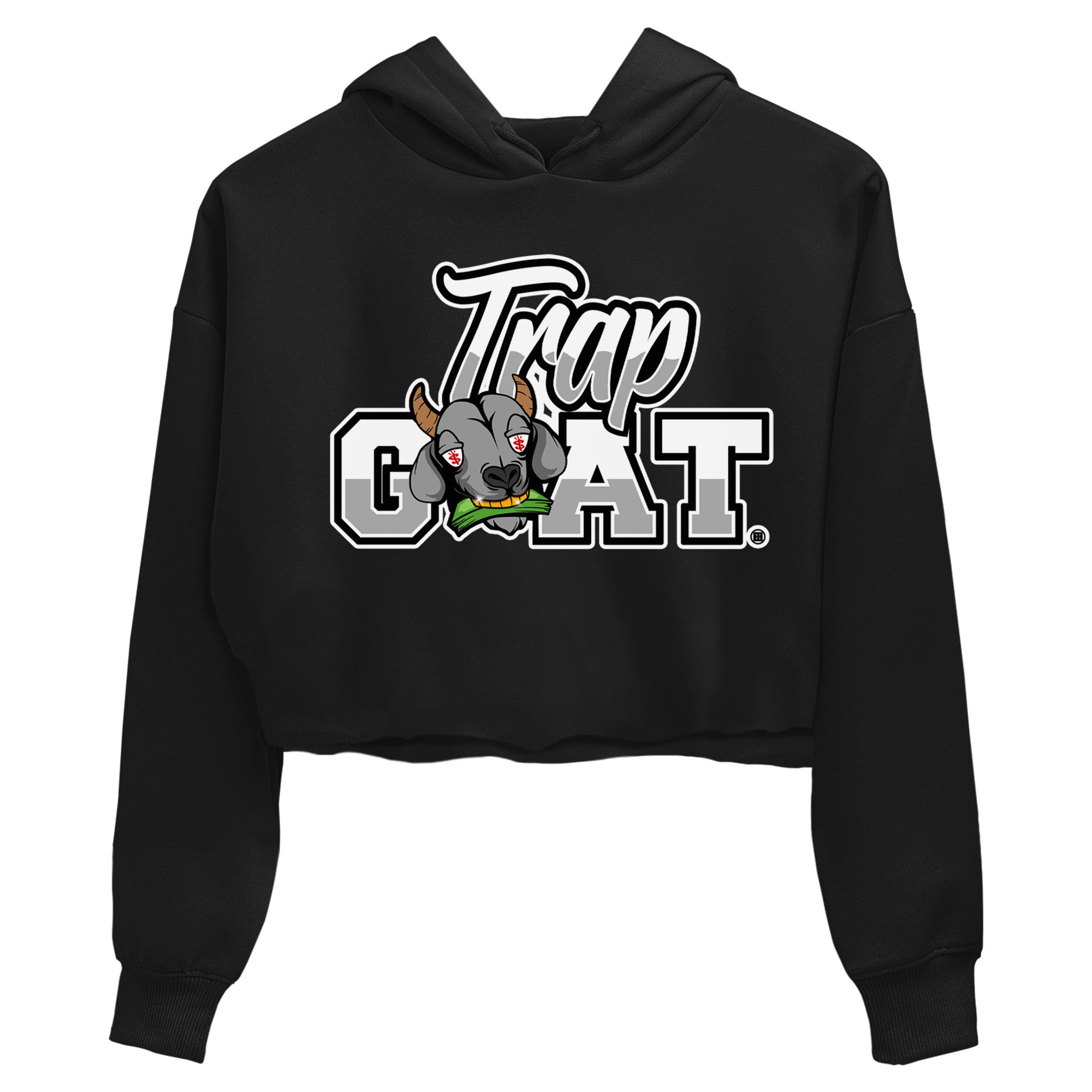 Trap Goat Women's Tops - Air Jordan 13 Black Flint