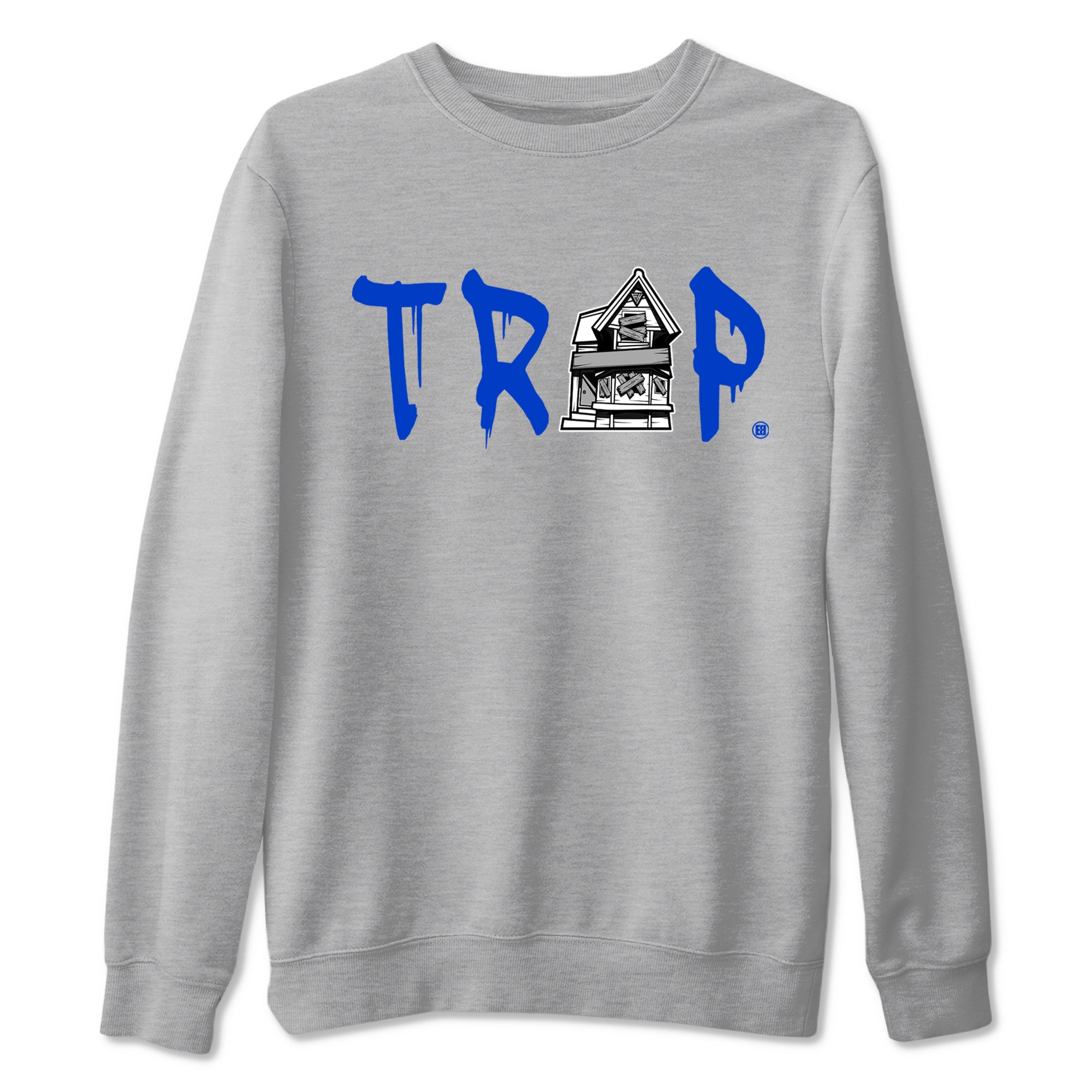 Trap House snkmatch Tees - Air Jordan 12 Blueberry