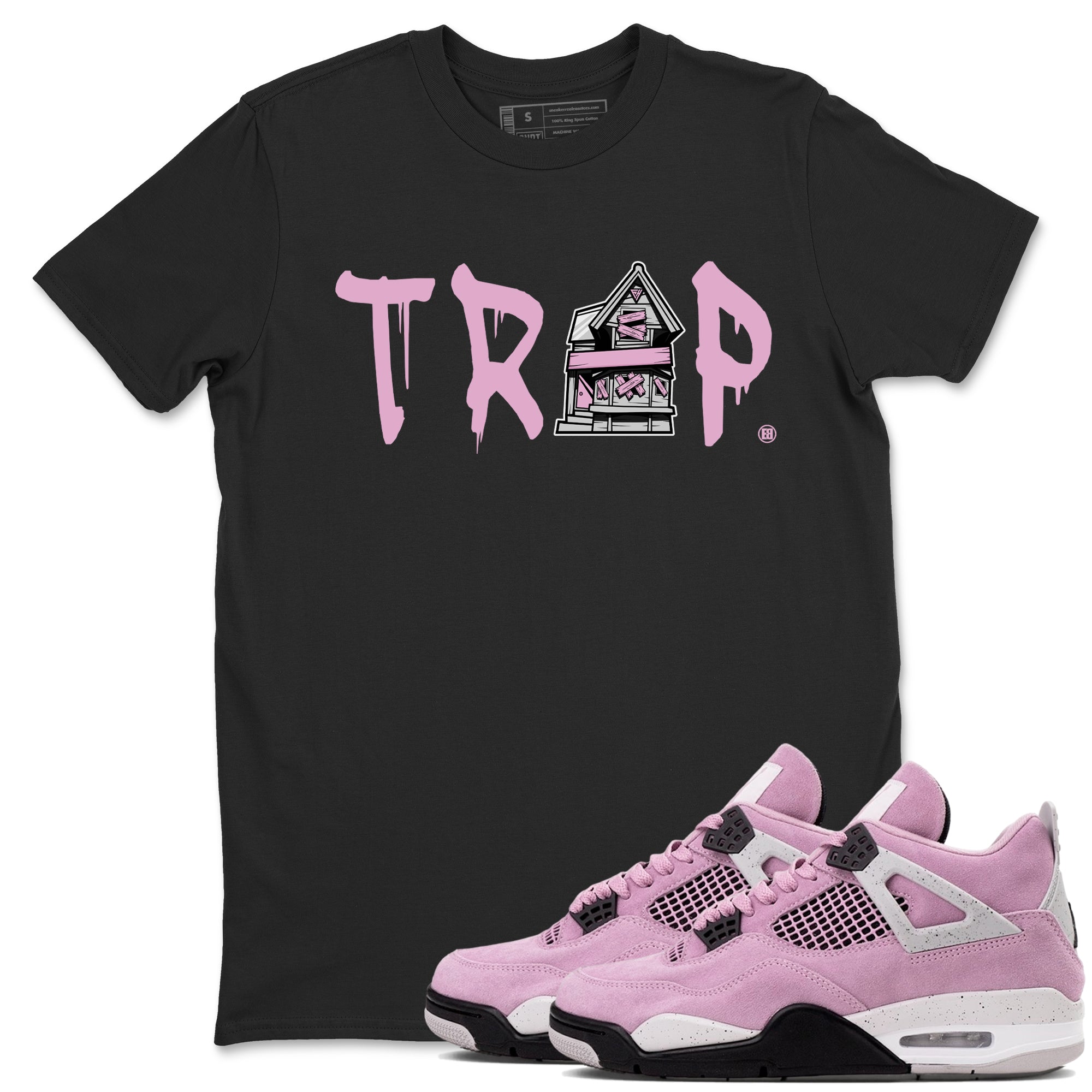 Trap House snkmatch Tees - Air Jordan 4 Orchid