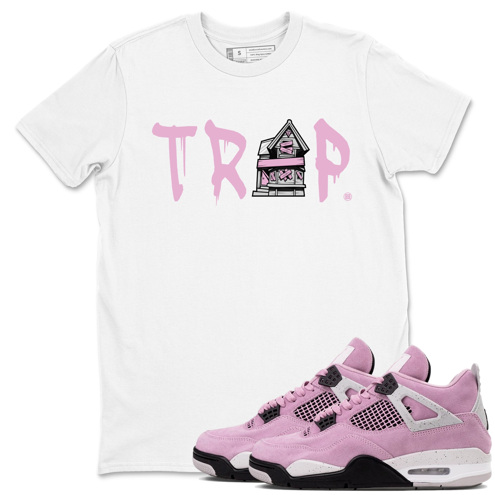 Trap House snkmatch Tees - Air Jordan 4 Orchid