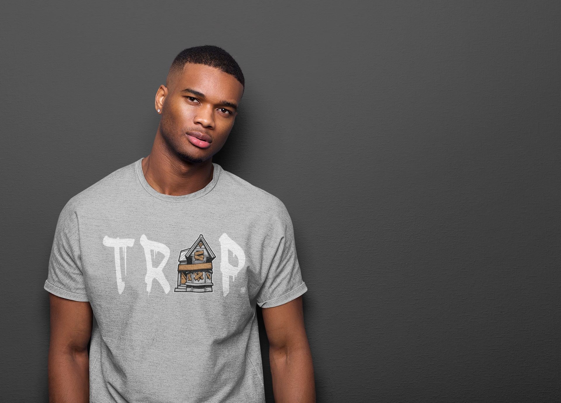 Trap House Unisex Tops - Air Jordan 4 Military Black