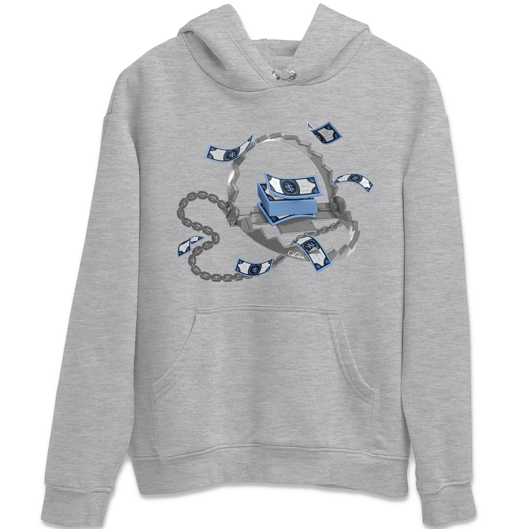 Trap Money Unisex Tops - Air Jordan 1 UNC Toe