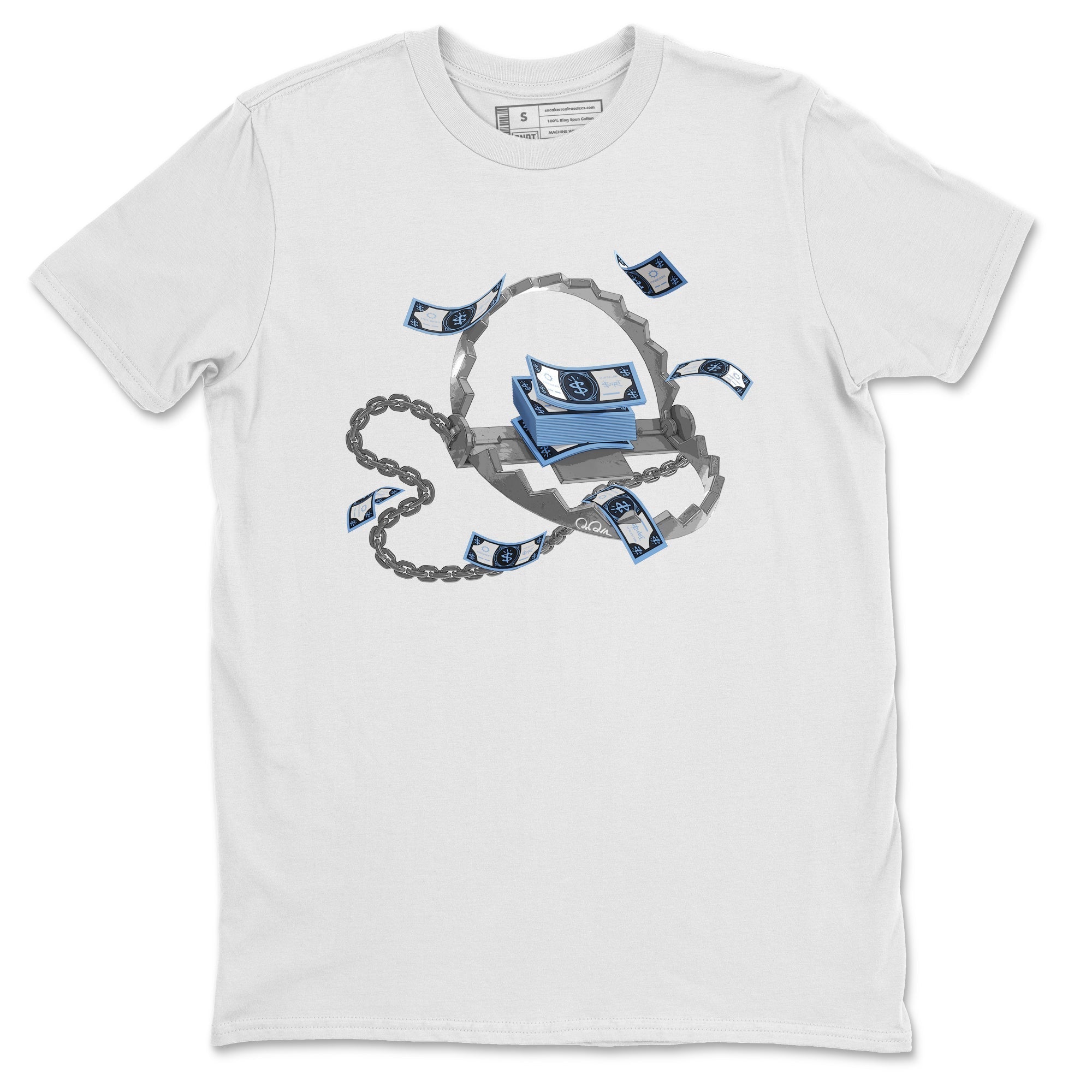 Trap Money Unisex Tops - Air Jordan 1 UNC Toe