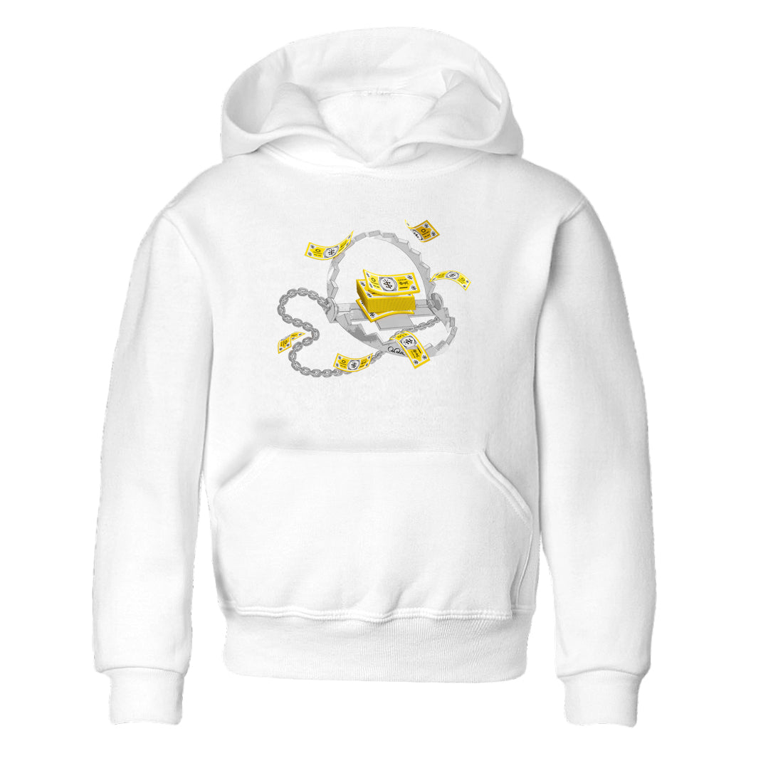 Trap Money snkmatch Tees Kids - Air Jordan 1 Yellow Ochre