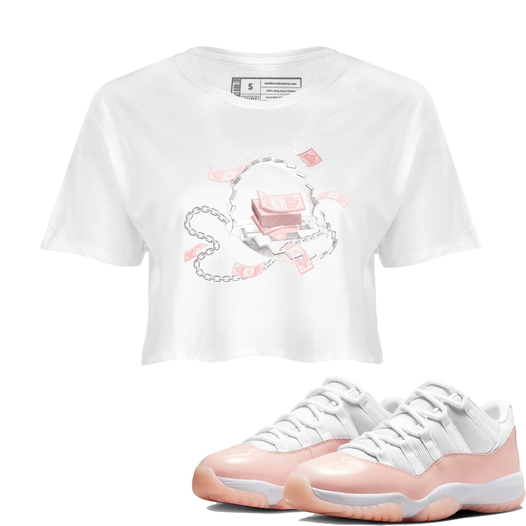 Trap Money snkmatch Women's Top - Air Jordan 11 Legend Pink