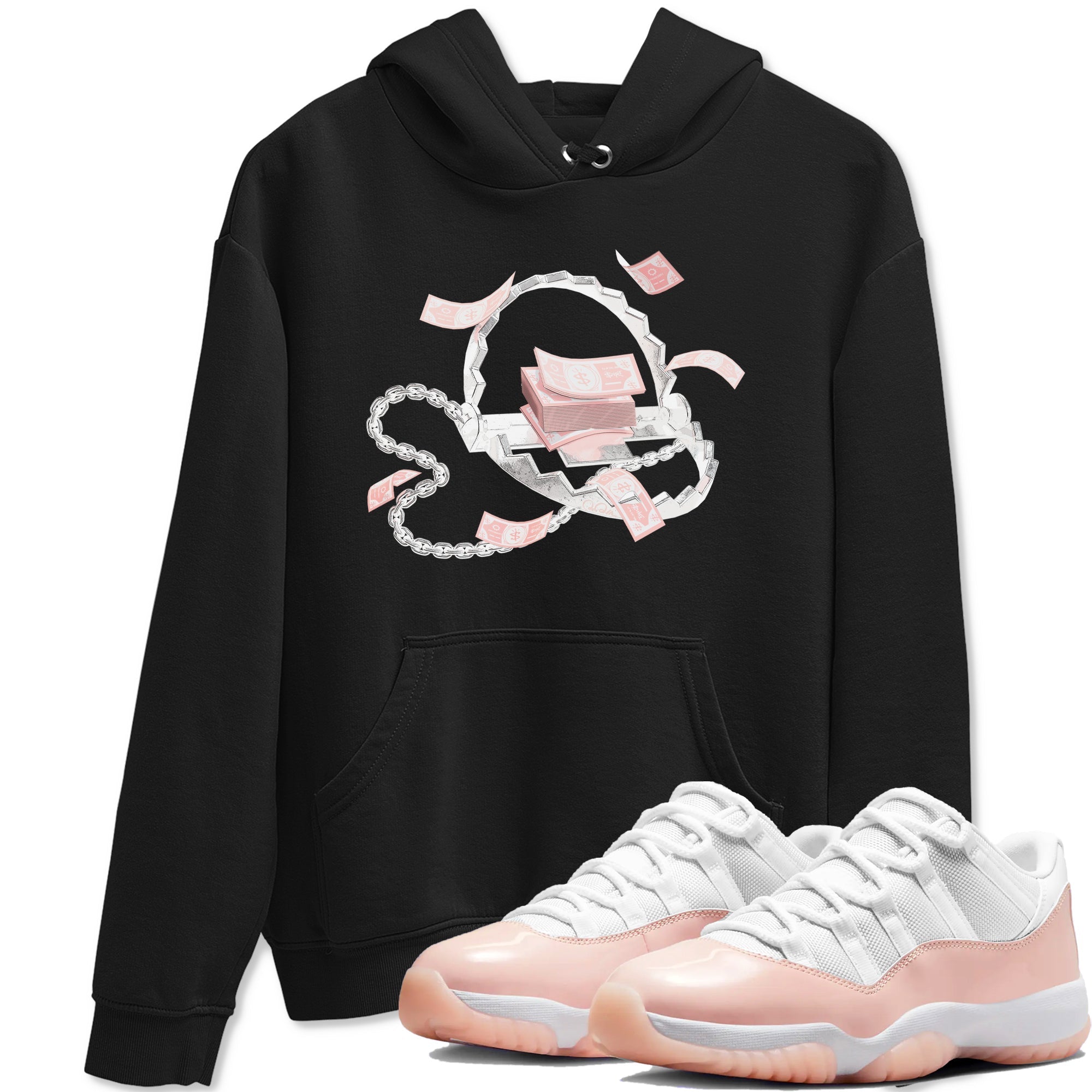 Trap Money snkmatch Tees - Air Jordan 11 Legend Pink