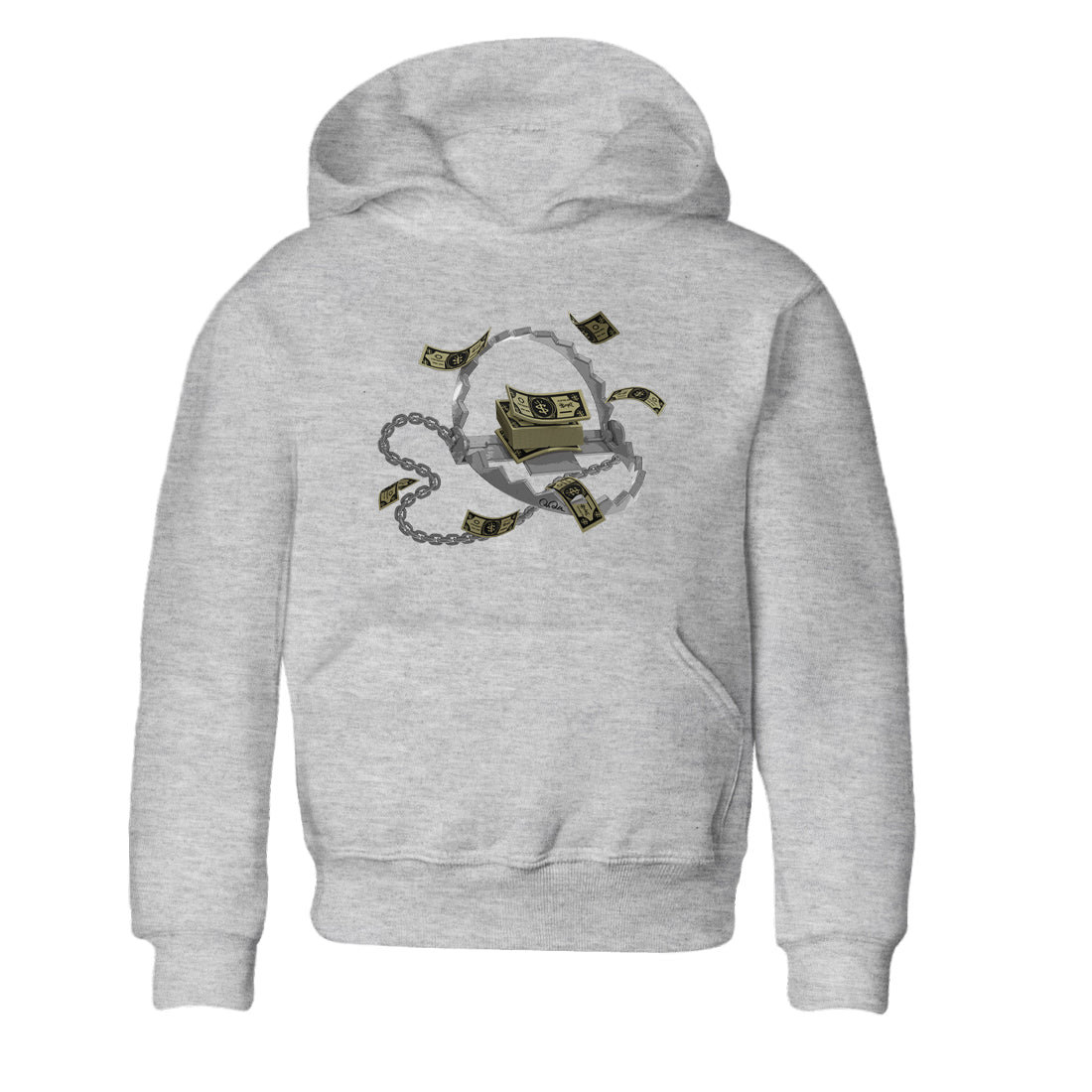 Trap Money snkmatch Tee Kids - Air Jordan 4 Medium Olive