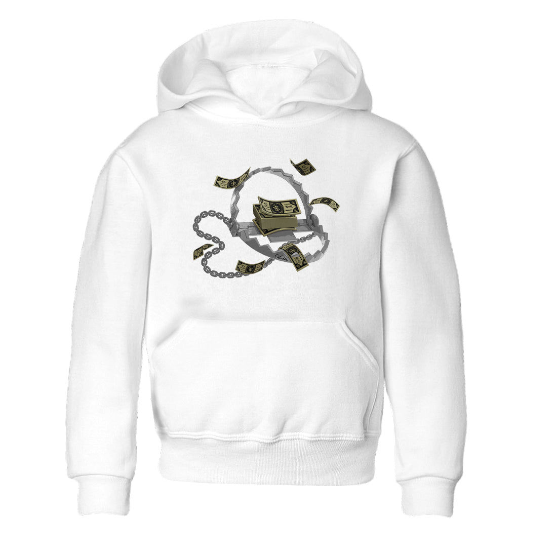 Trap Money snkmatch Tee Kids - Air Jordan 4 Medium Olive