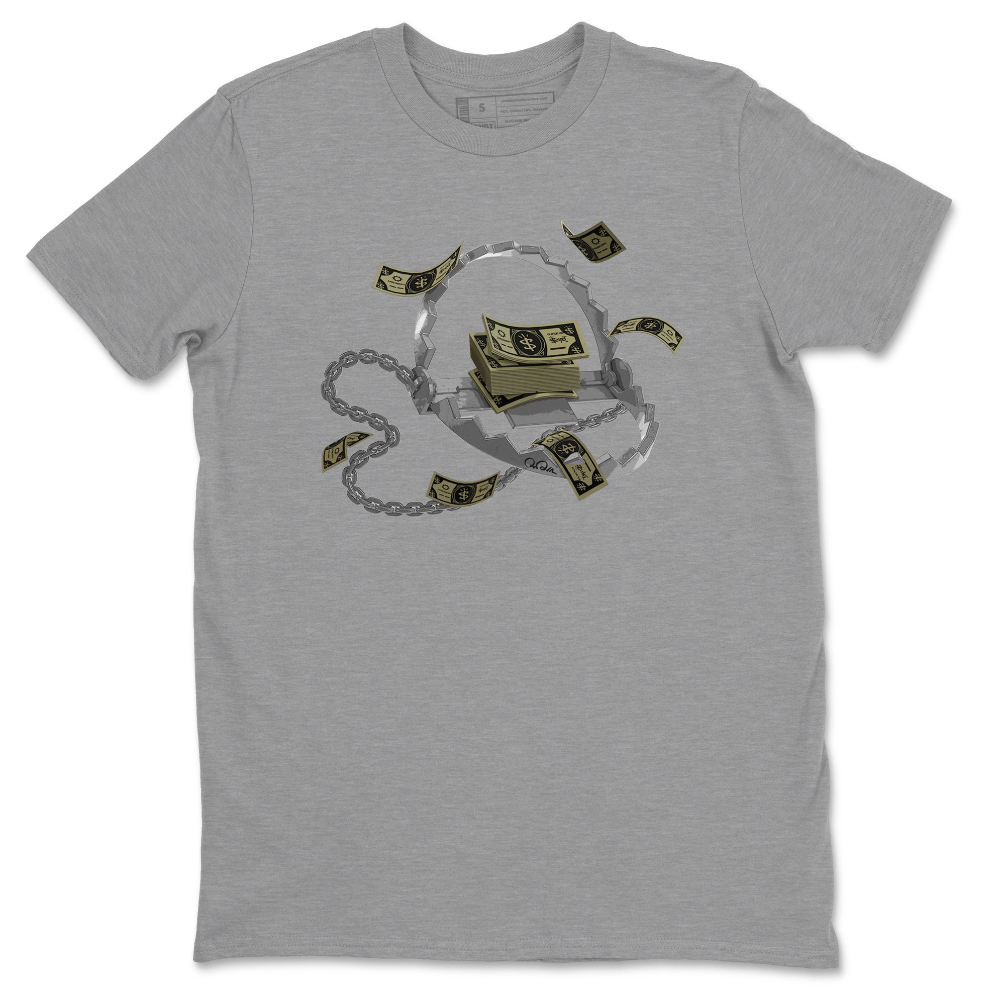 Trap Money snkmatch Tee - Air Jordan 4 Medium Olive