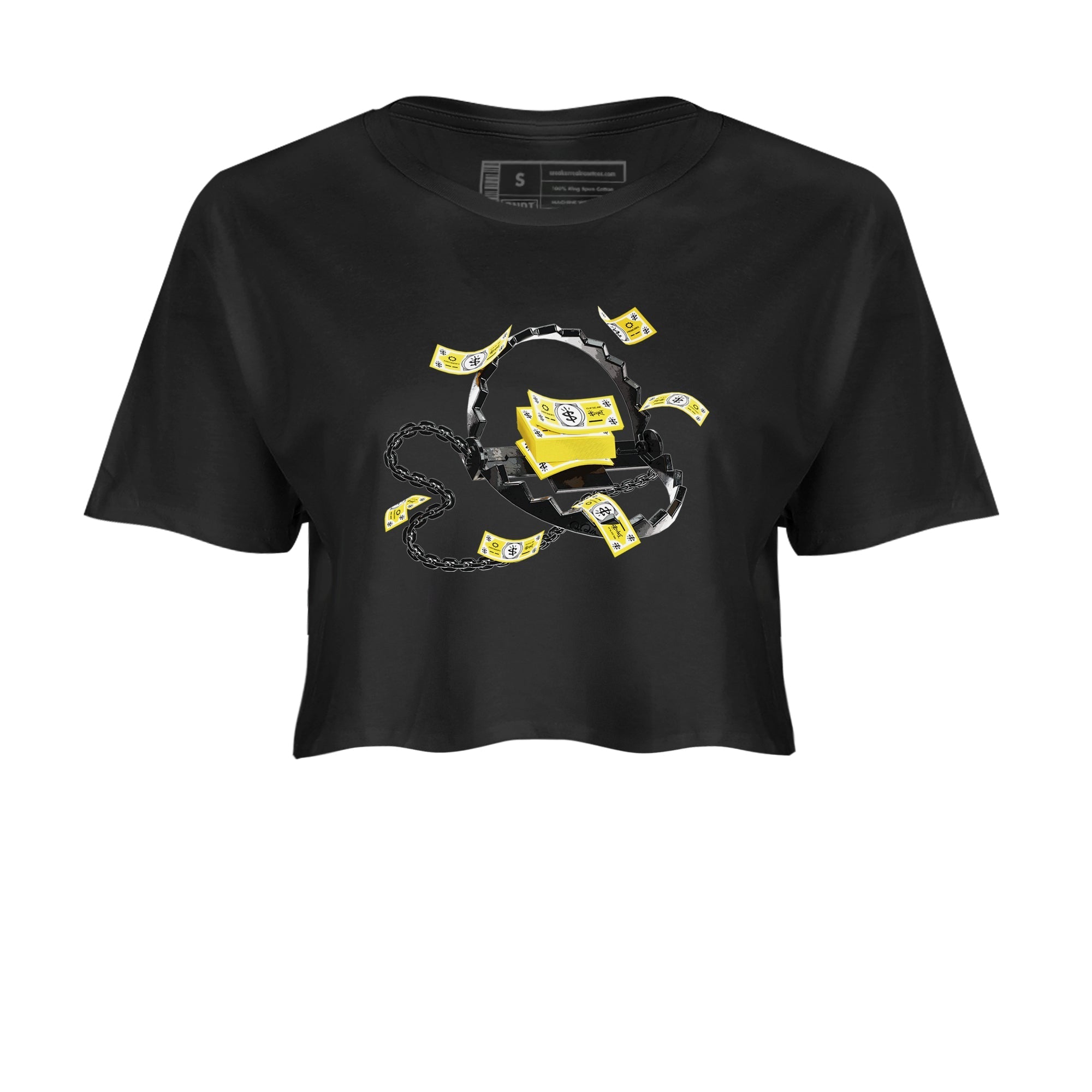 Trap Money snkmatch Women's Top - Air Jordan 4 Vivid Sulfur