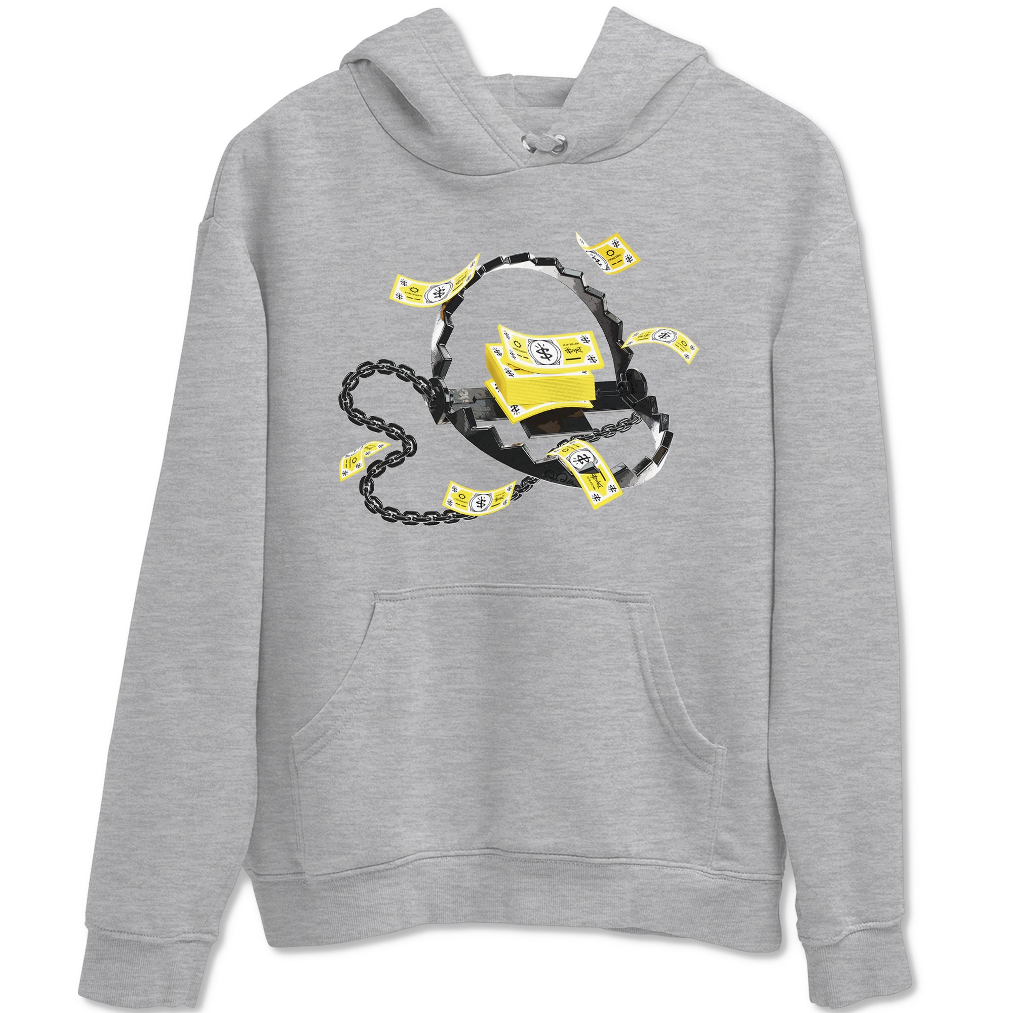 Trap Money snkmatch Tees - Air Jordan 4 Vivid Sulfur