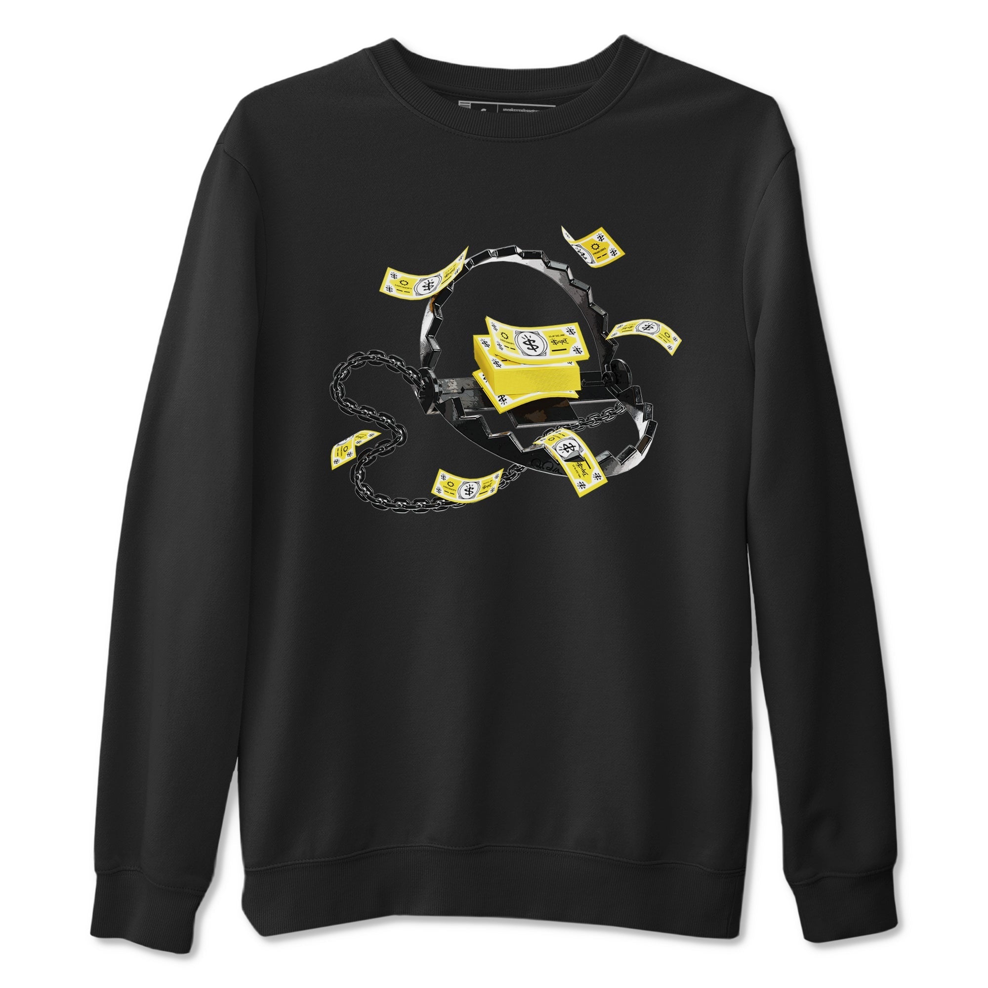 Trap Money snkmatch Tees - Air Jordan 4 Vivid Sulfur