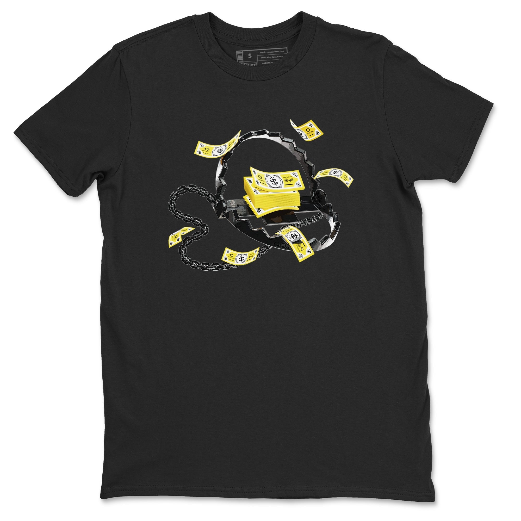 Trap Money snkmatch Tees - Air Jordan 4 Vivid Sulfur