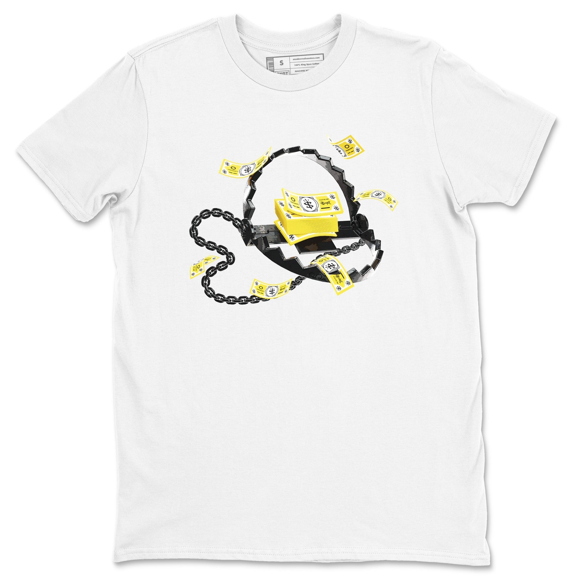 Trap Money snkmatch Tees - Air Jordan 4 Vivid Sulfur