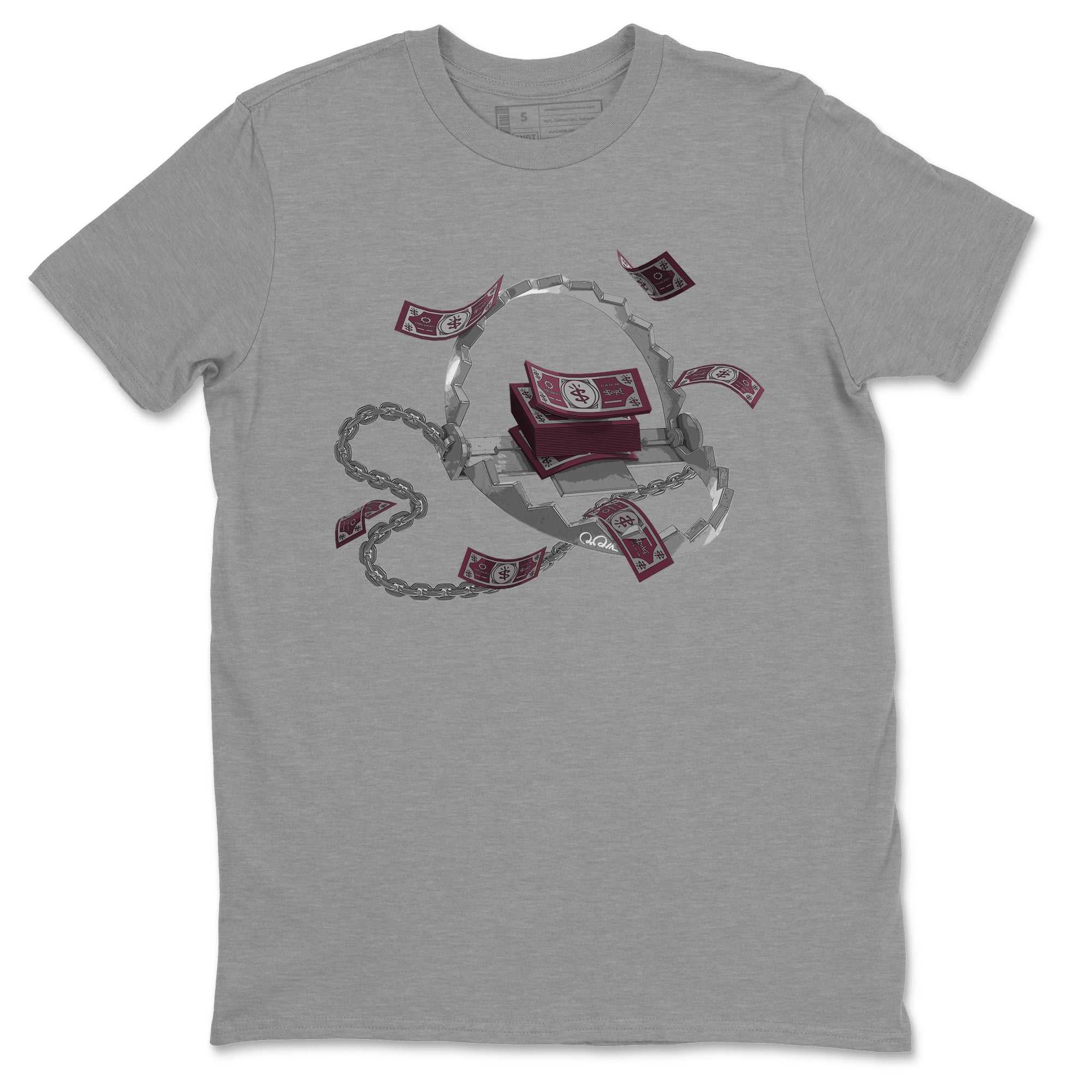 Trap Money Unisex Tops - Air Jordan 5 Burgundy