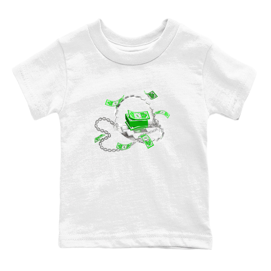 Trap Money snkmatch Tees Kids - Air Jordan 5 Lucky Green