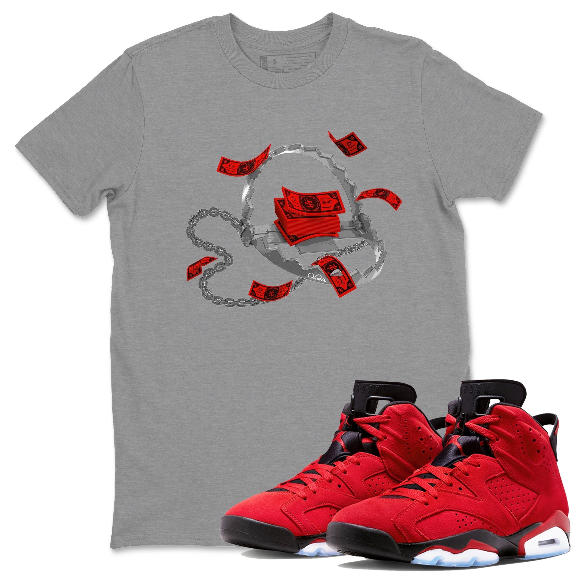 Trap Money Unisex Tops - Air Jordan 6 Toro Bravo