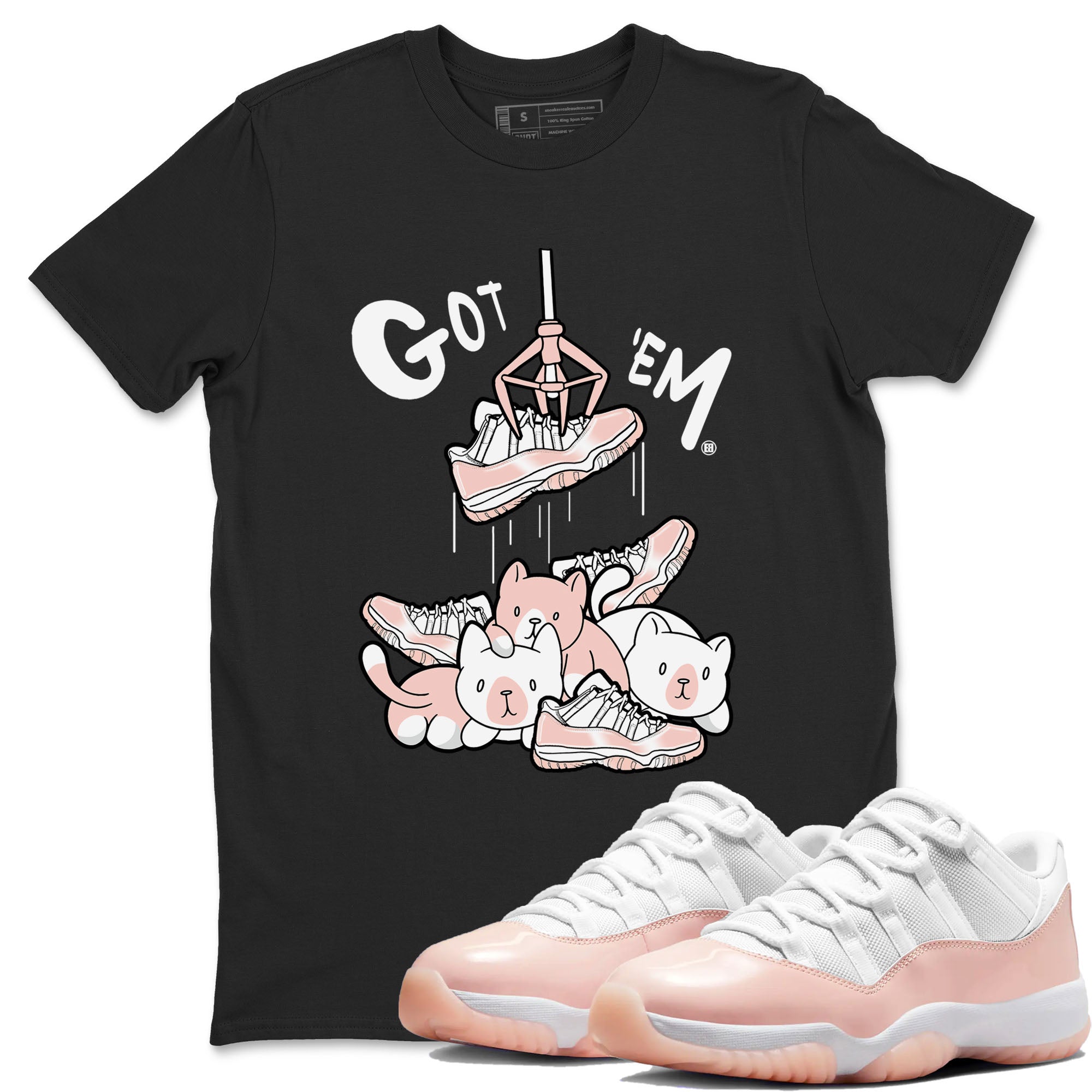 Treasure Hunter snkmatch Tees - Air Jordan 11 Legend Pink