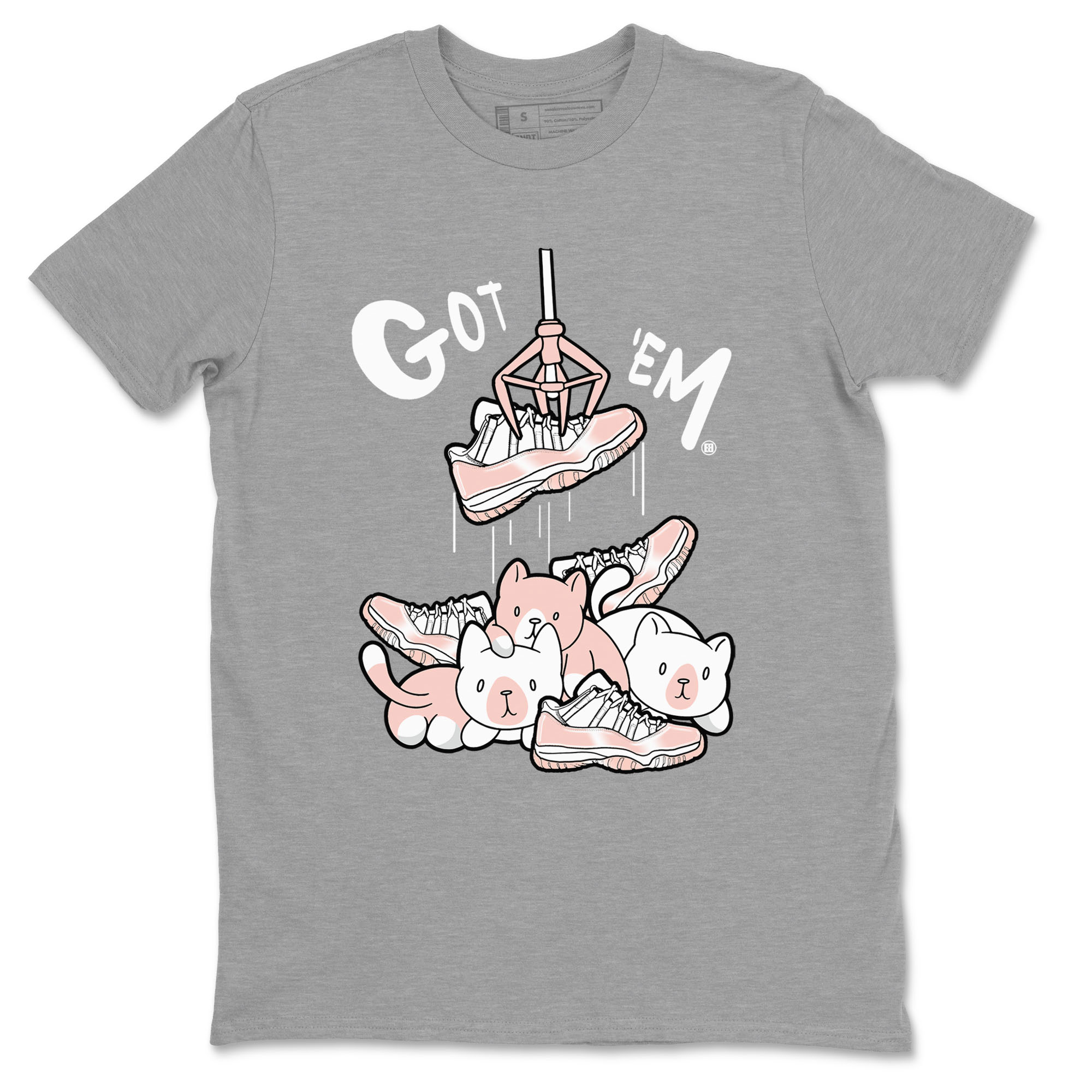 Treasure Hunter snkmatch Tees - Air Jordan 11 Legend Pink