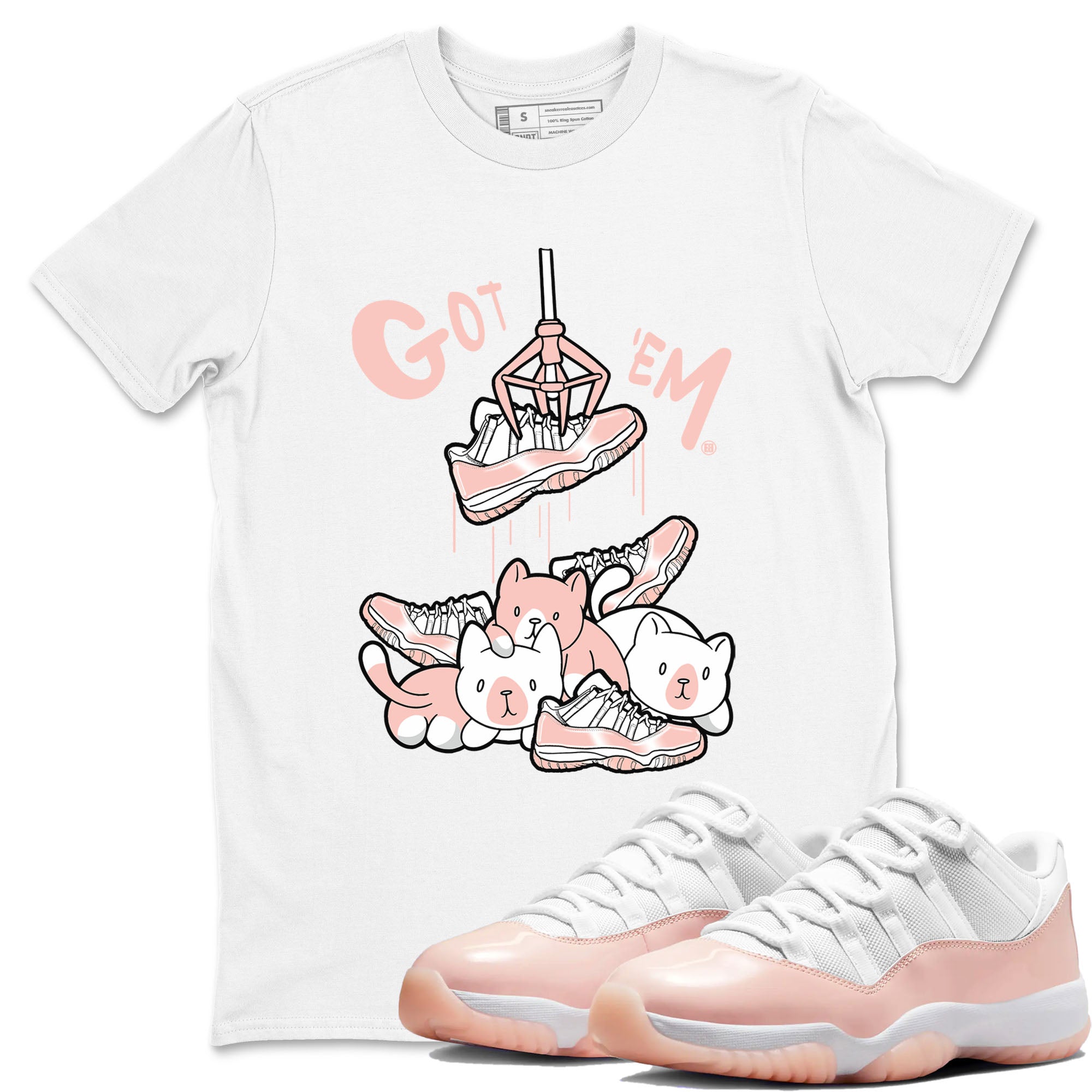 Treasure Hunter snkmatch Tees - Air Jordan 11 Legend Pink
