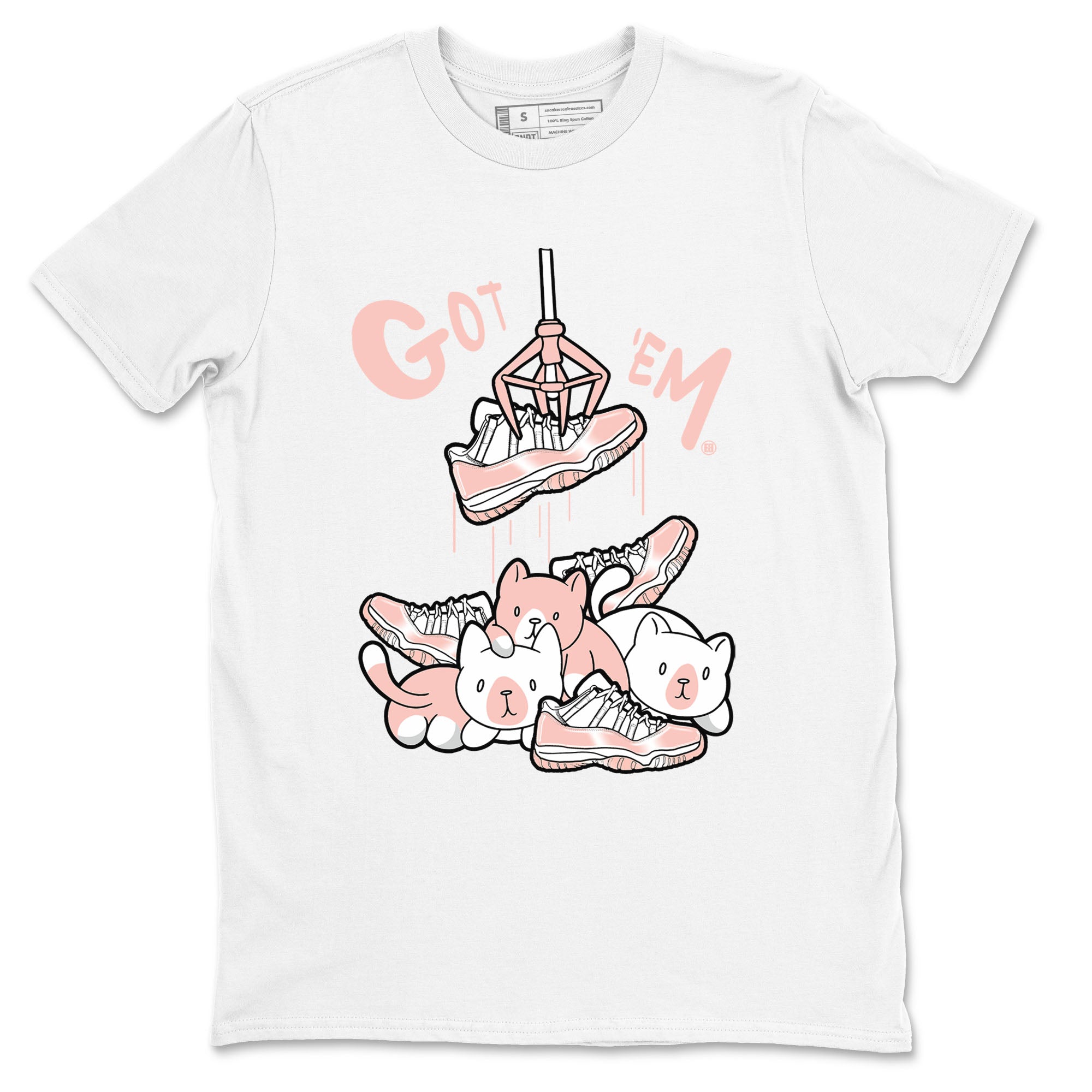 Treasure Hunter snkmatch Tees - Air Jordan 11 Legend Pink