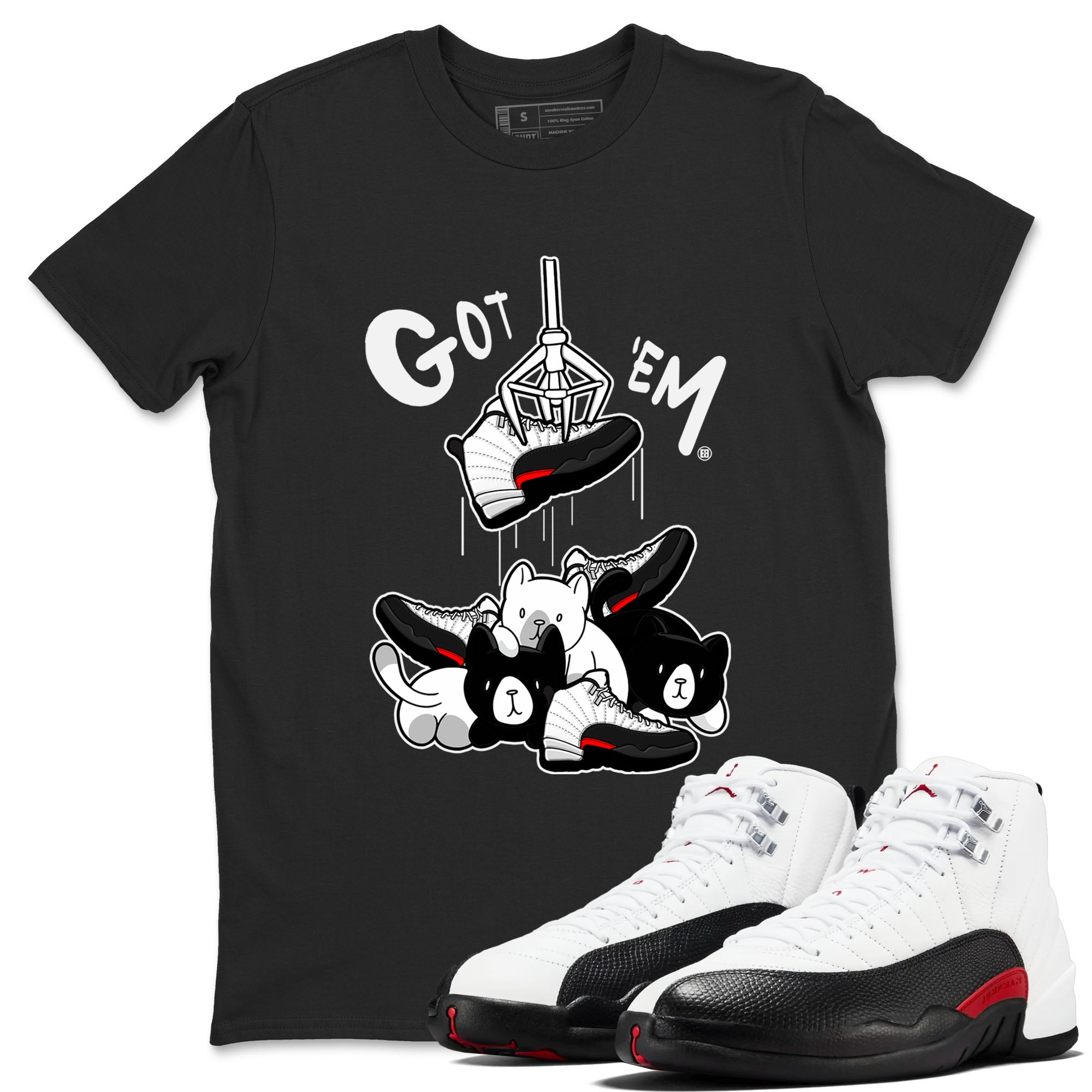 Treasure Hunter snkmatch Tees - Air Jordan 12 Taxi Flip
