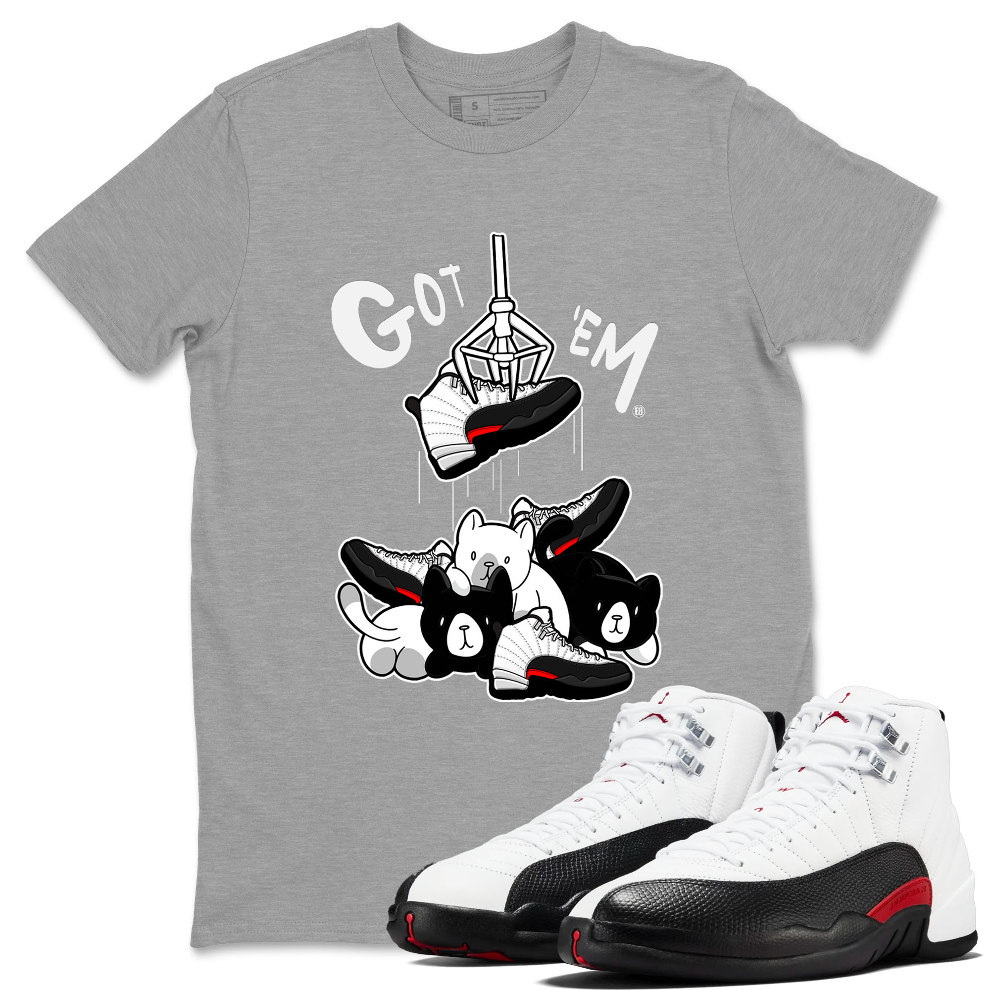 Treasure Hunter snkmatch Tees - Air Jordan 12 Taxi Flip