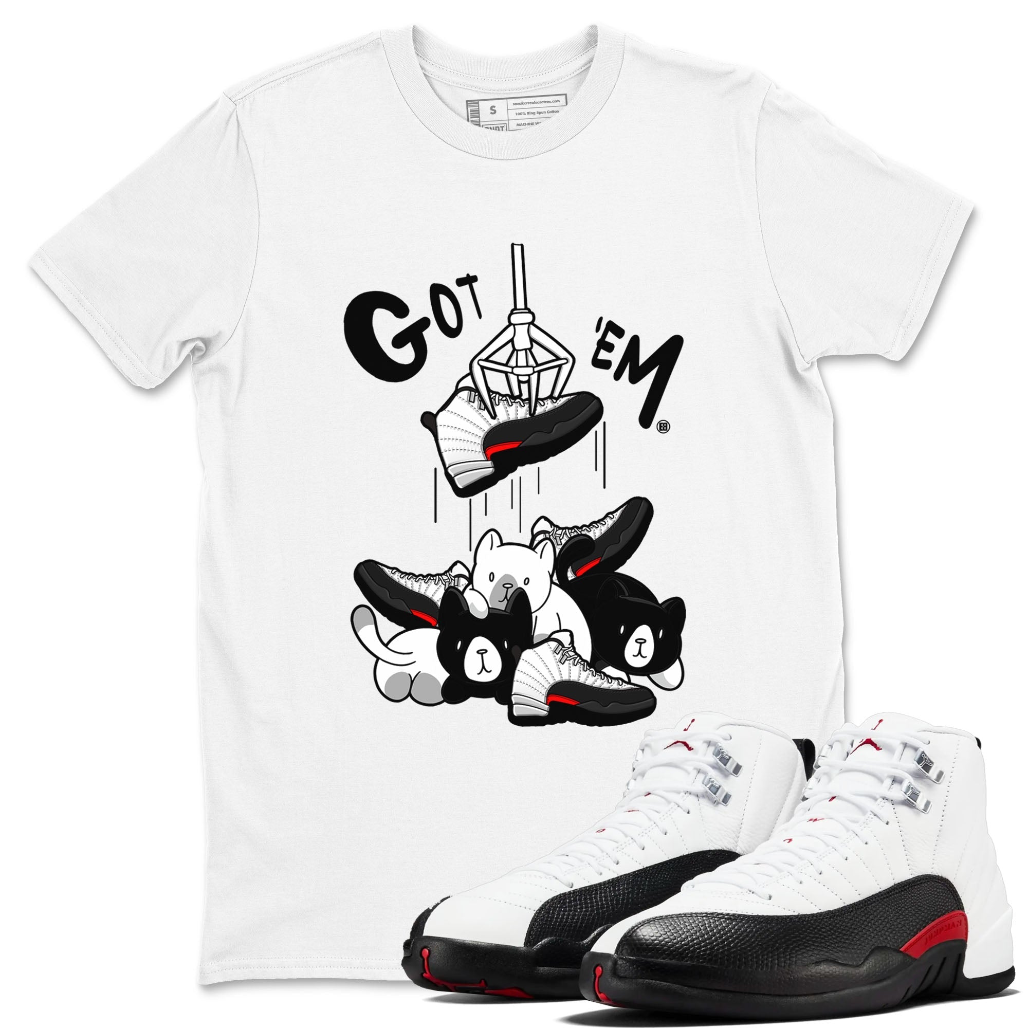 Treasure Hunter snkmatch Tees - Air Jordan 12 Taxi Flip
