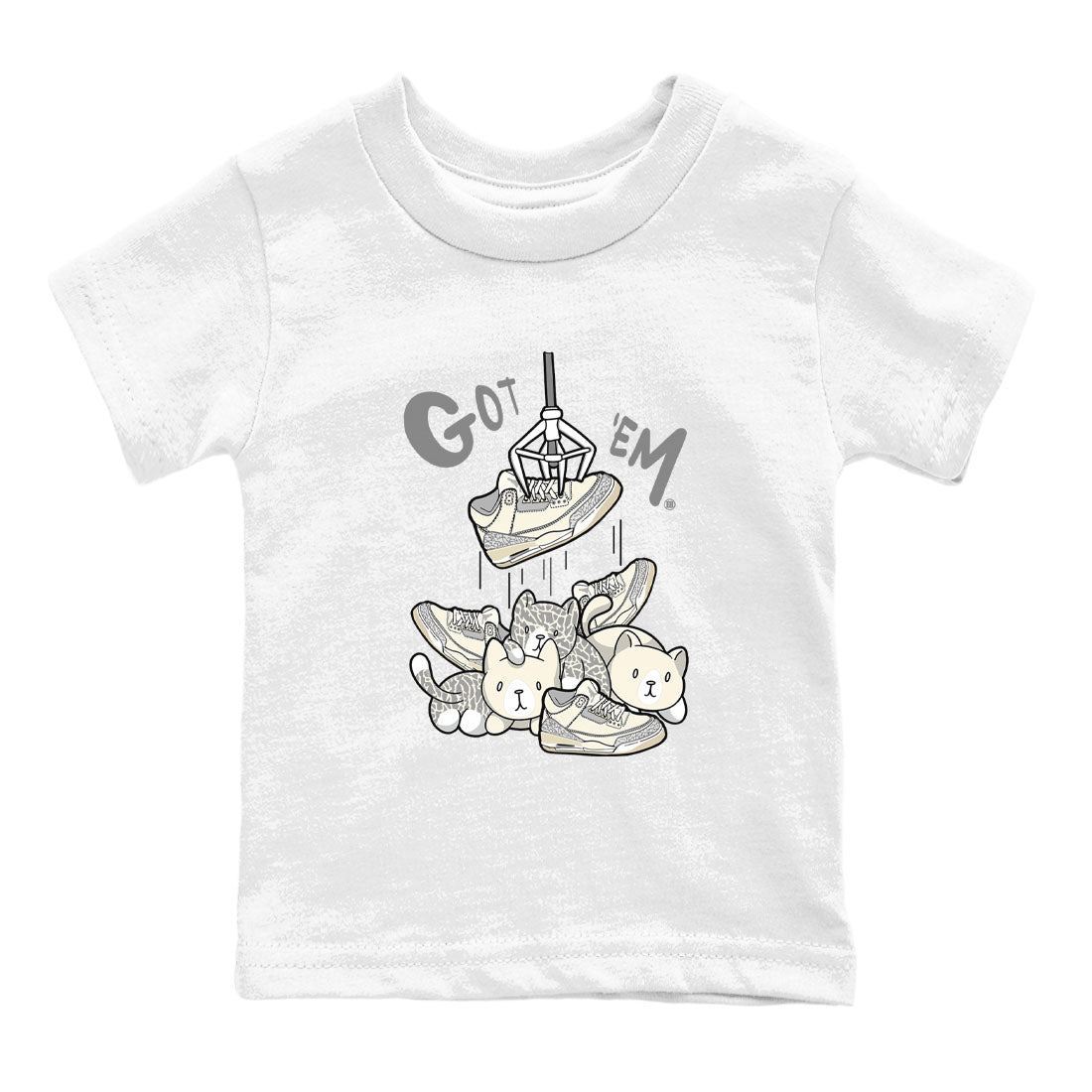 Treasure Hunter snkmatch Tees Kids - Air Jordan 3 Ivory