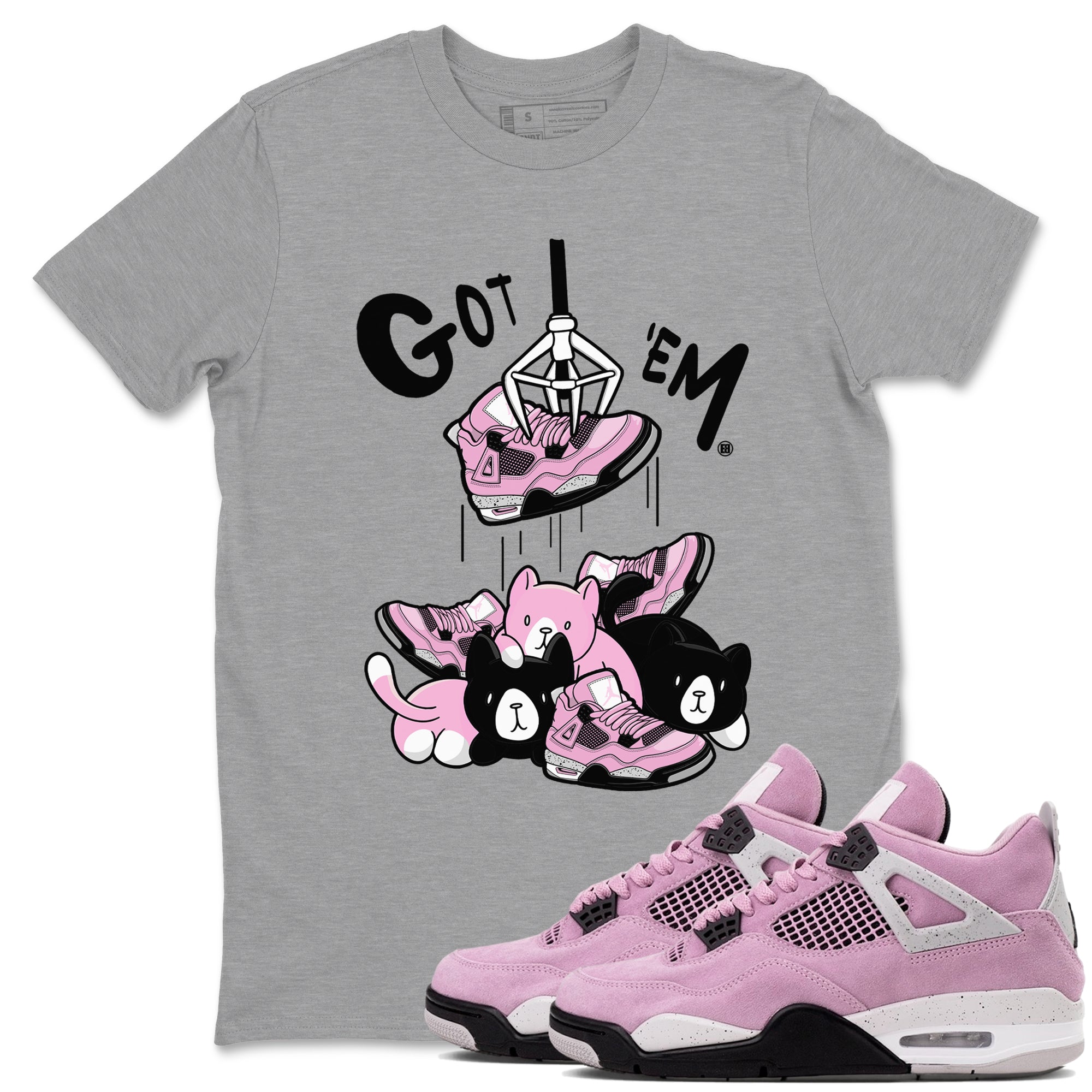 Treasure Hunter snkmatch Tees - Air Jordan 4 Orchid