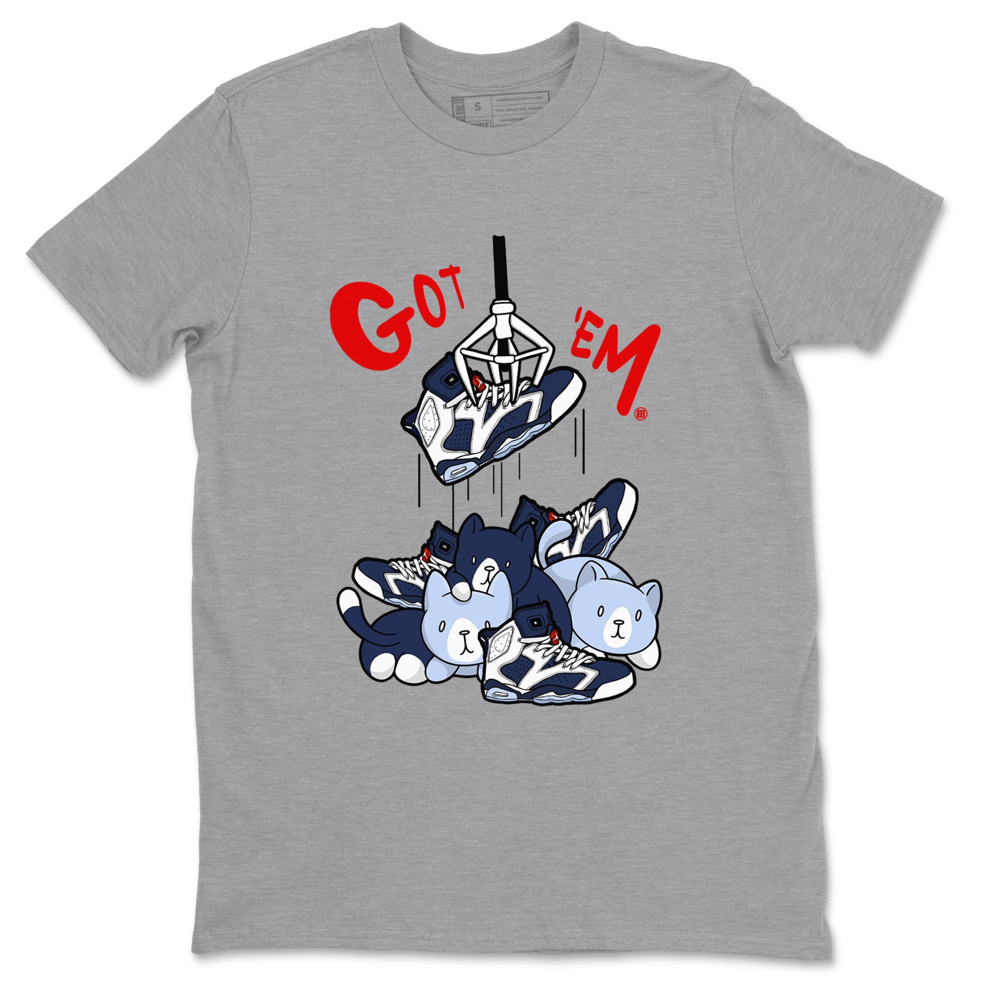 Treasure Hunter snkmatch Tees - Air Jordan 6 White And Midnight Navy