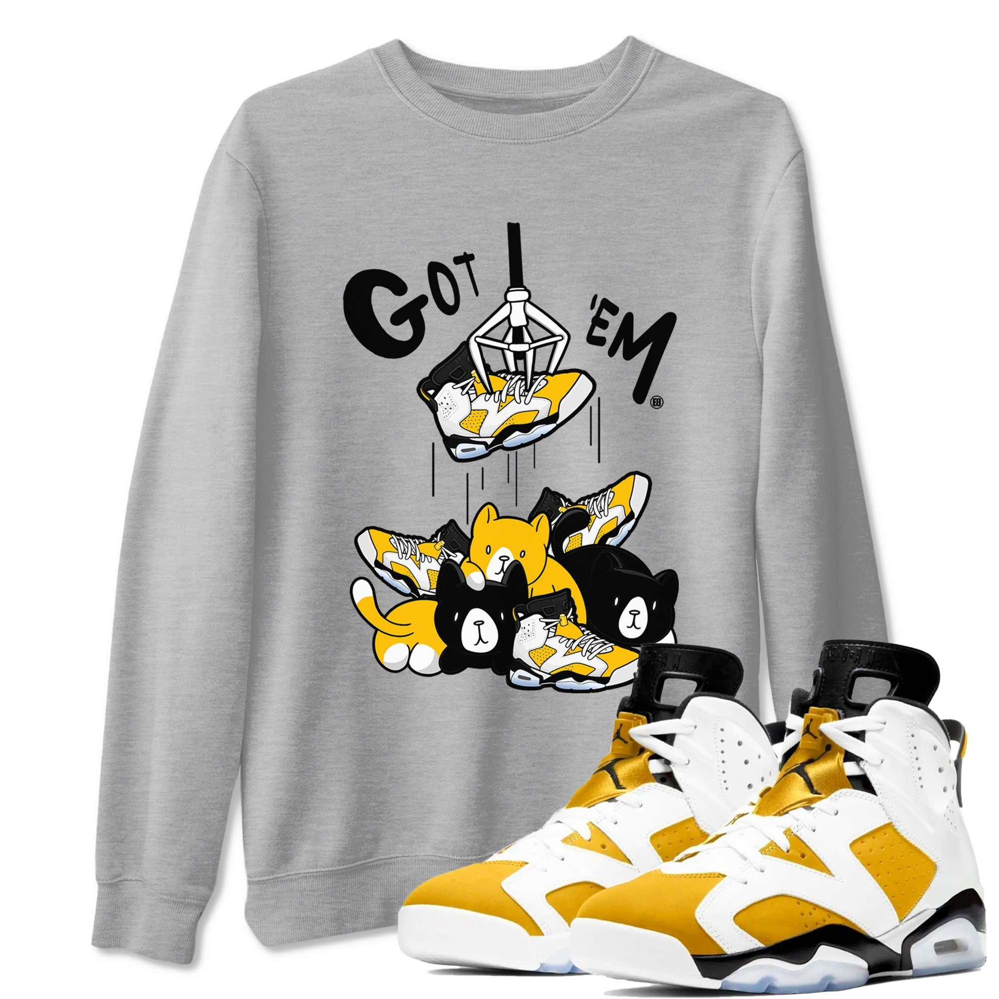 Treasure Hunter snkmatch Tees - Air Jordan 6 Yellow Ochre