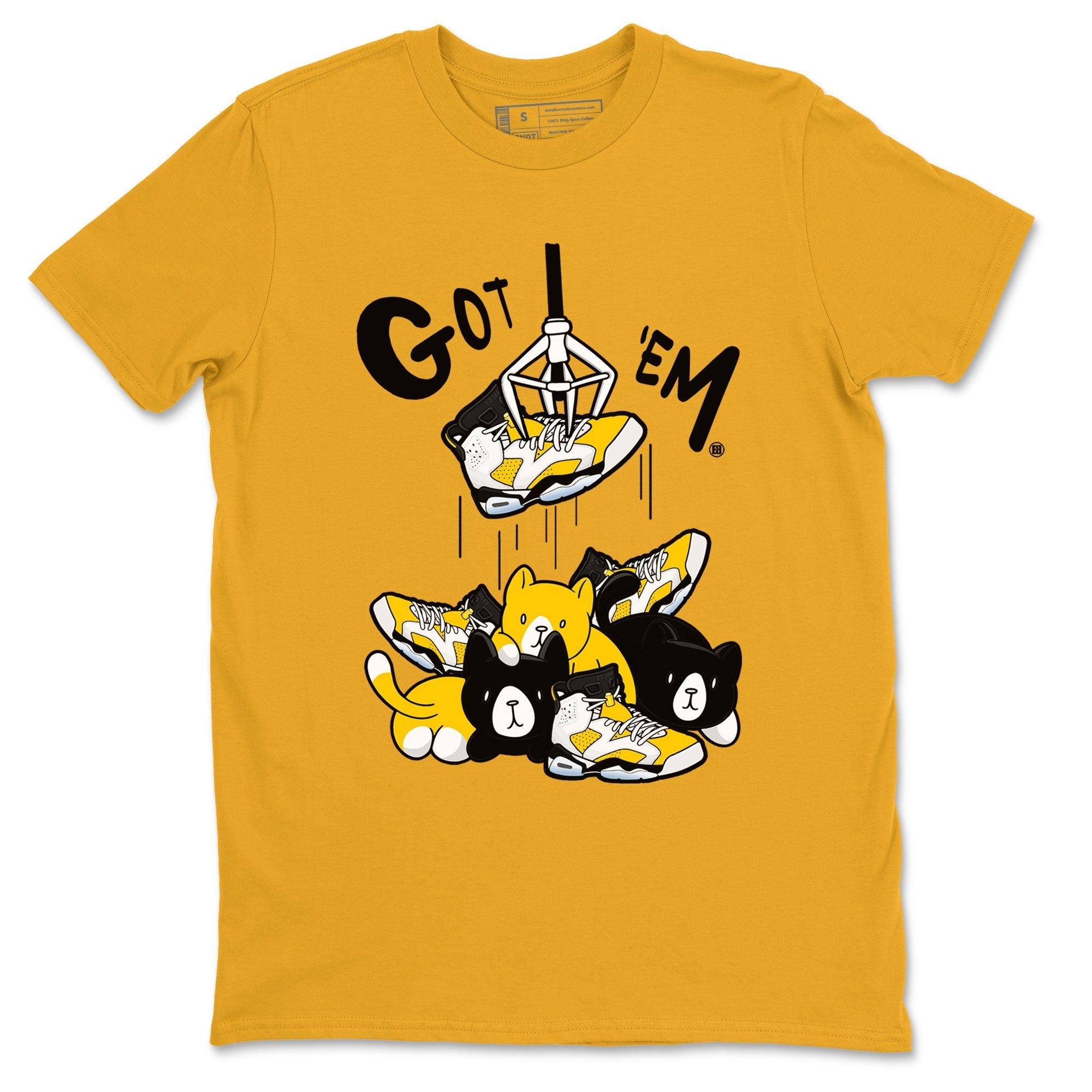 Treasure Hunter snkmatch Tees - Air Jordan 6 Yellow Ochre