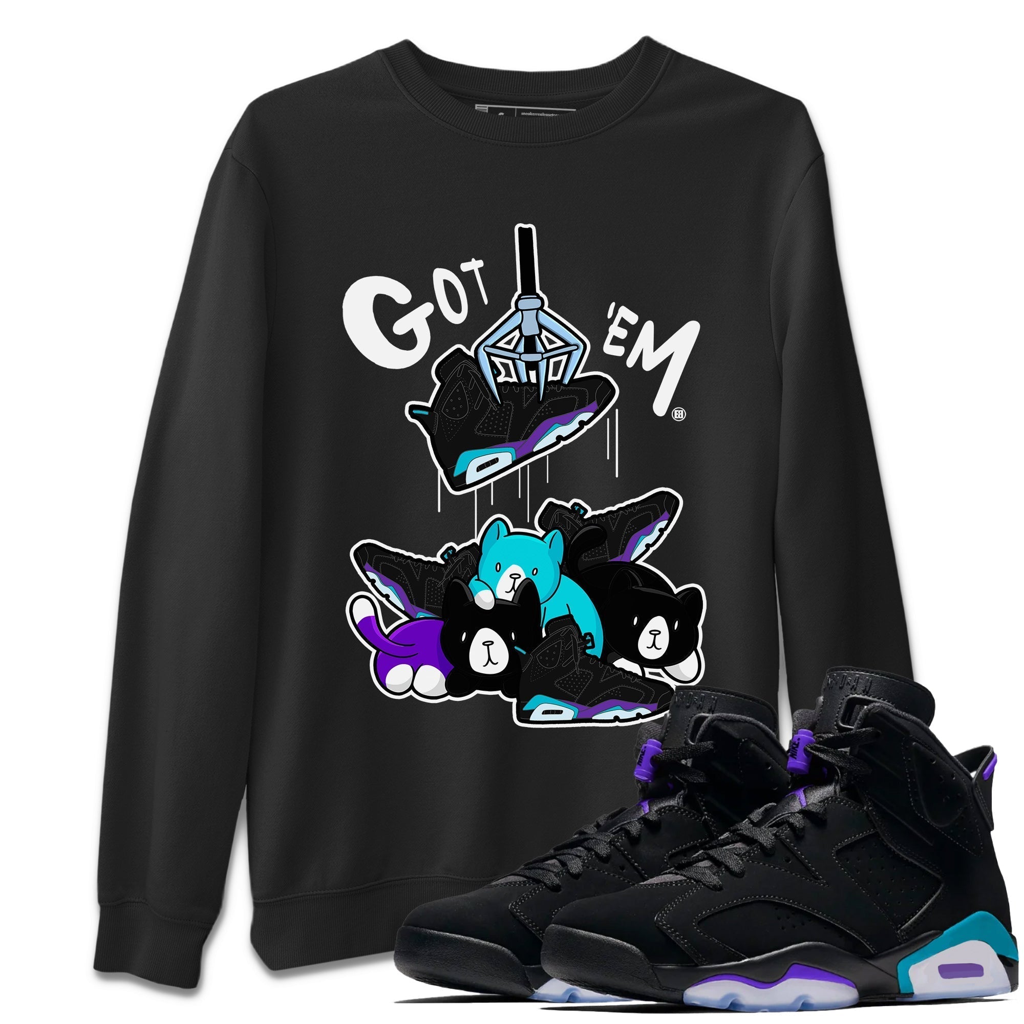Treasure Hunter Unisex Tops - Air Jordan 6 Aqua