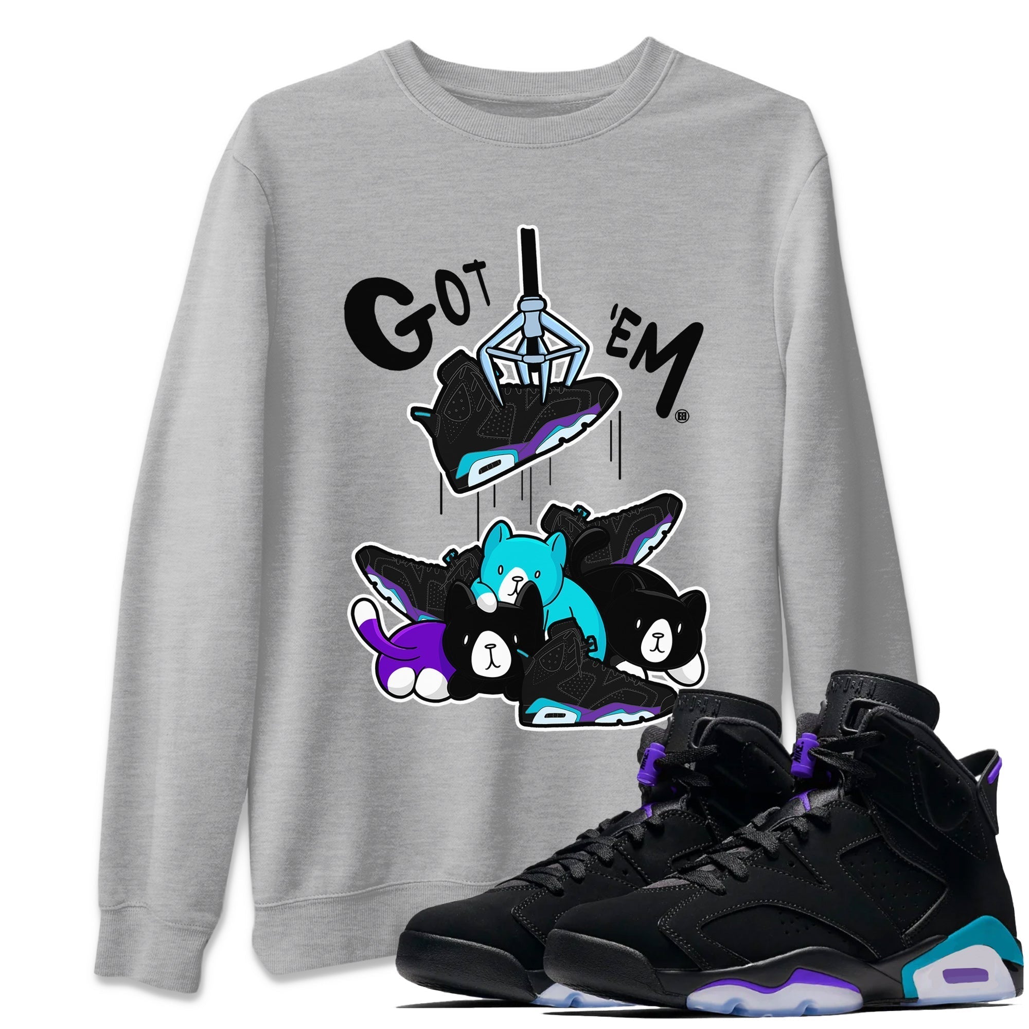 Treasure Hunter Unisex Tops - Air Jordan 6 Aqua